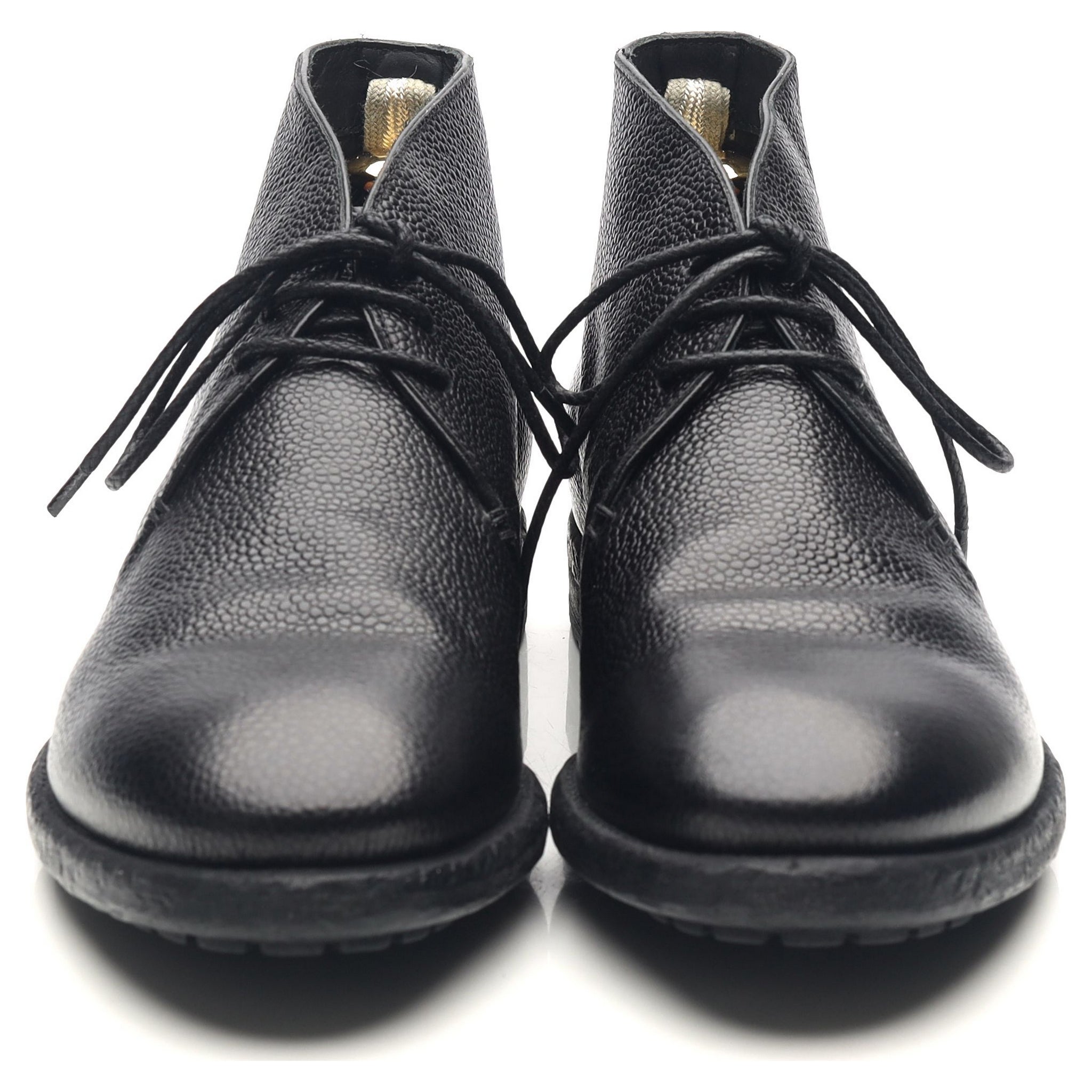 Officine Creative boots chukka cuir grainé noir UK 6