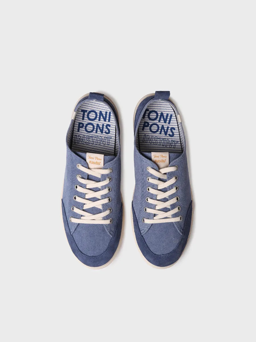 Toni Pons Iron basket homme toile coton à lacets