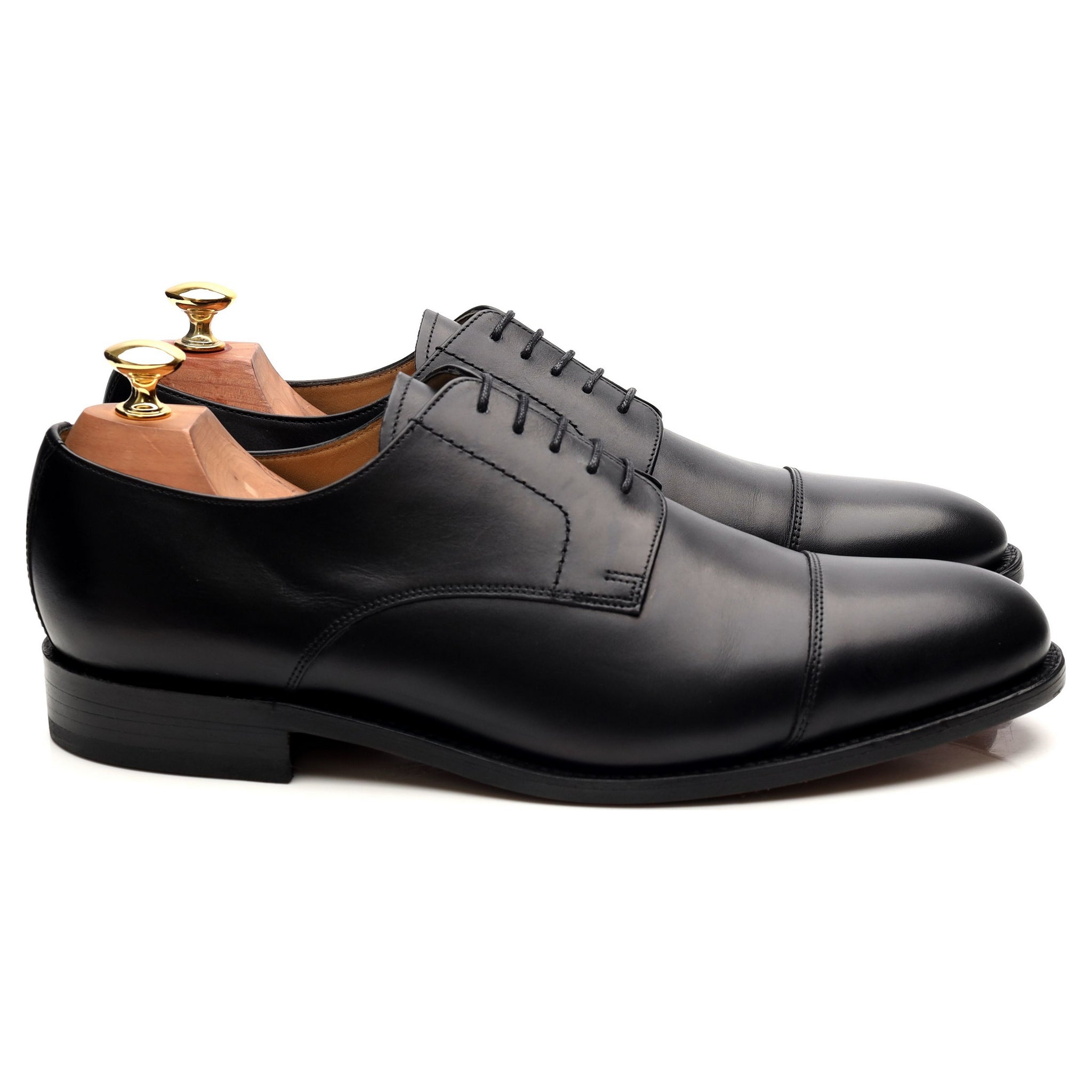 Barker Epping derbys cuir noir pointure UK 9
