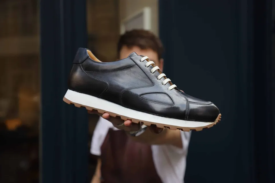 Malfroid Sneakers n°310 baskets cuir semelle caoutchouc