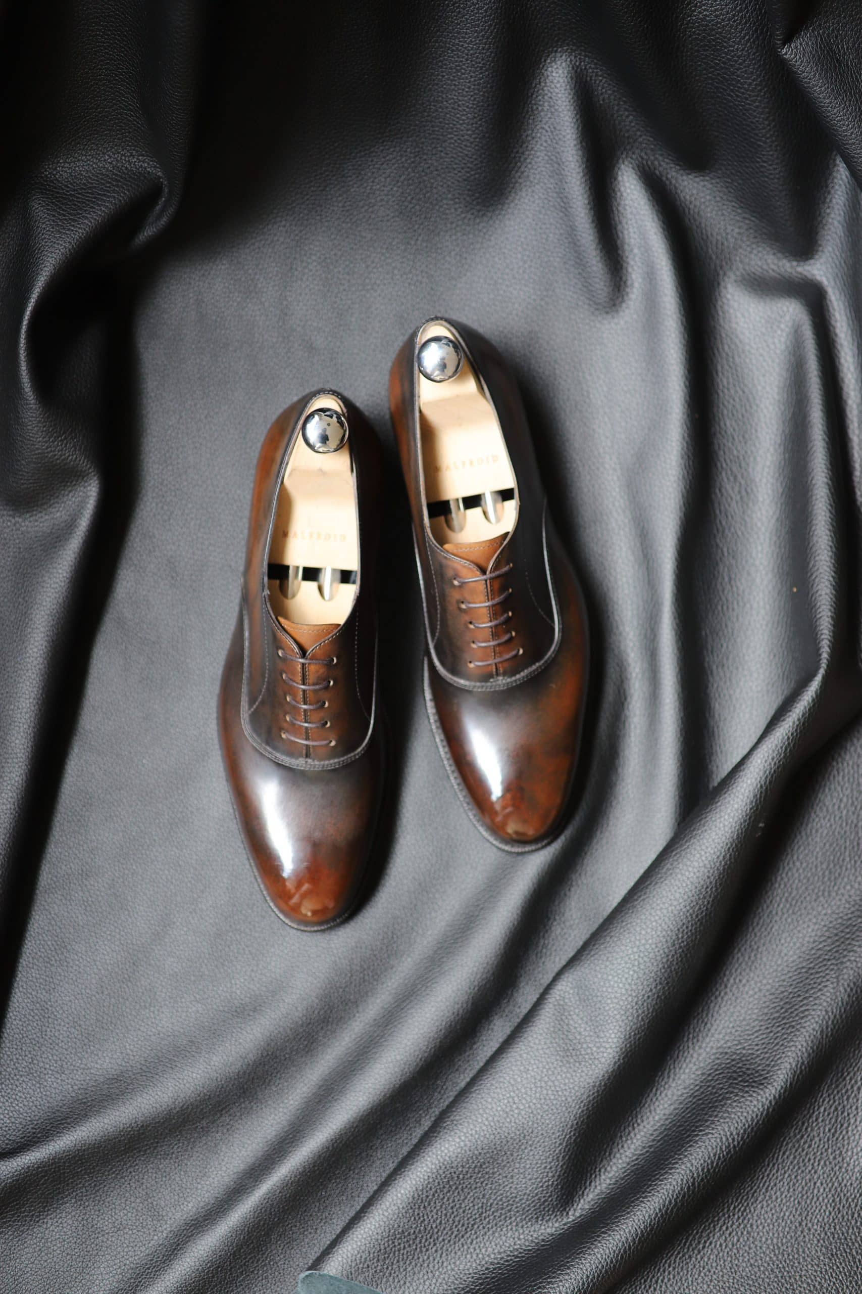 Malfroid Réserve 1930 soulier cuir à patiner Goodyear