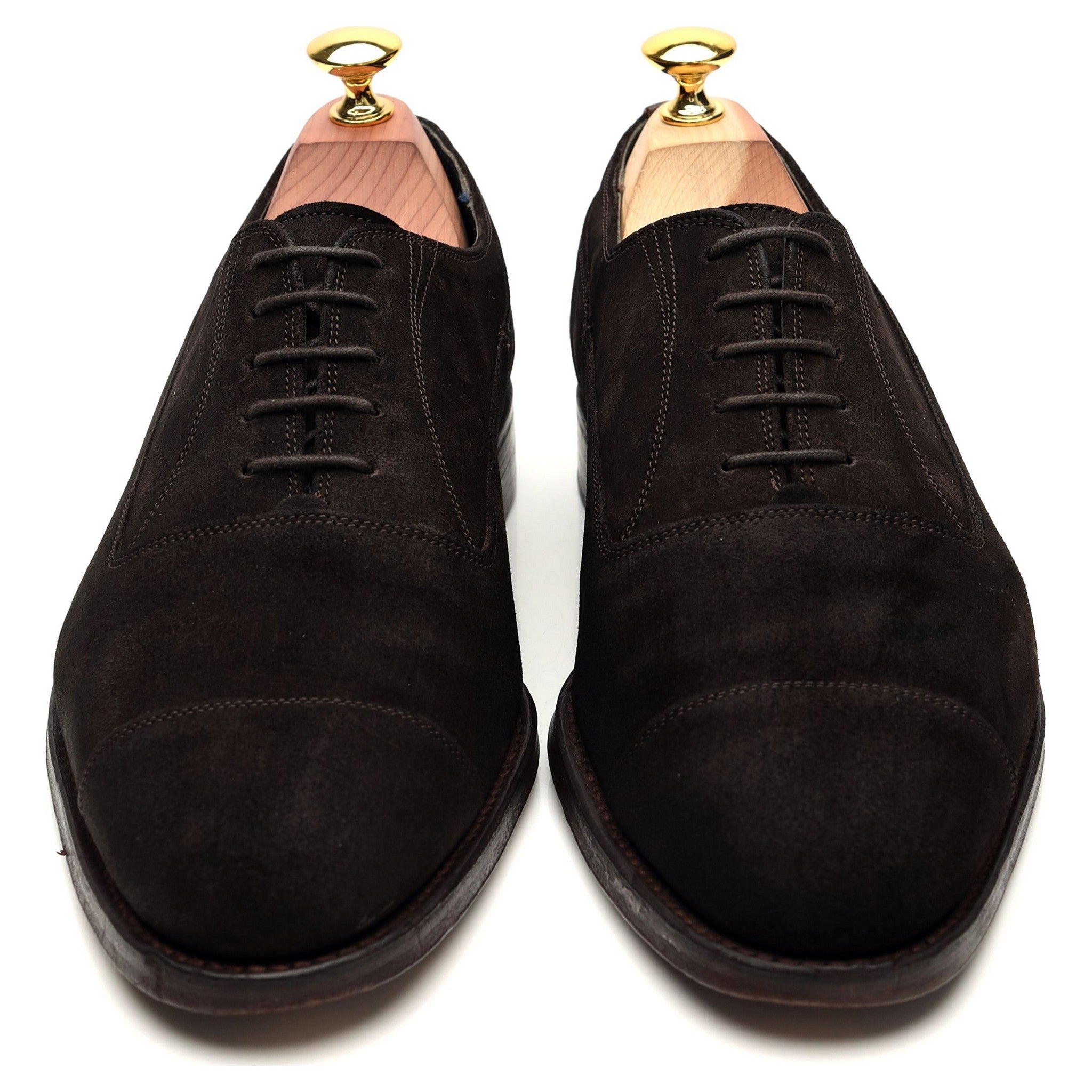 Gieves & Hawkes oxford suède marron UK 7