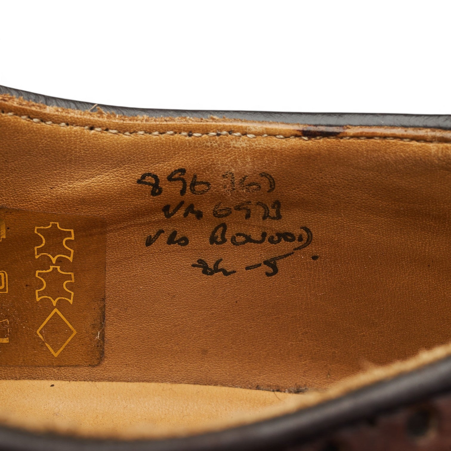 Tricker's Bowood derbies cuir marron foncé 8,5 UK
