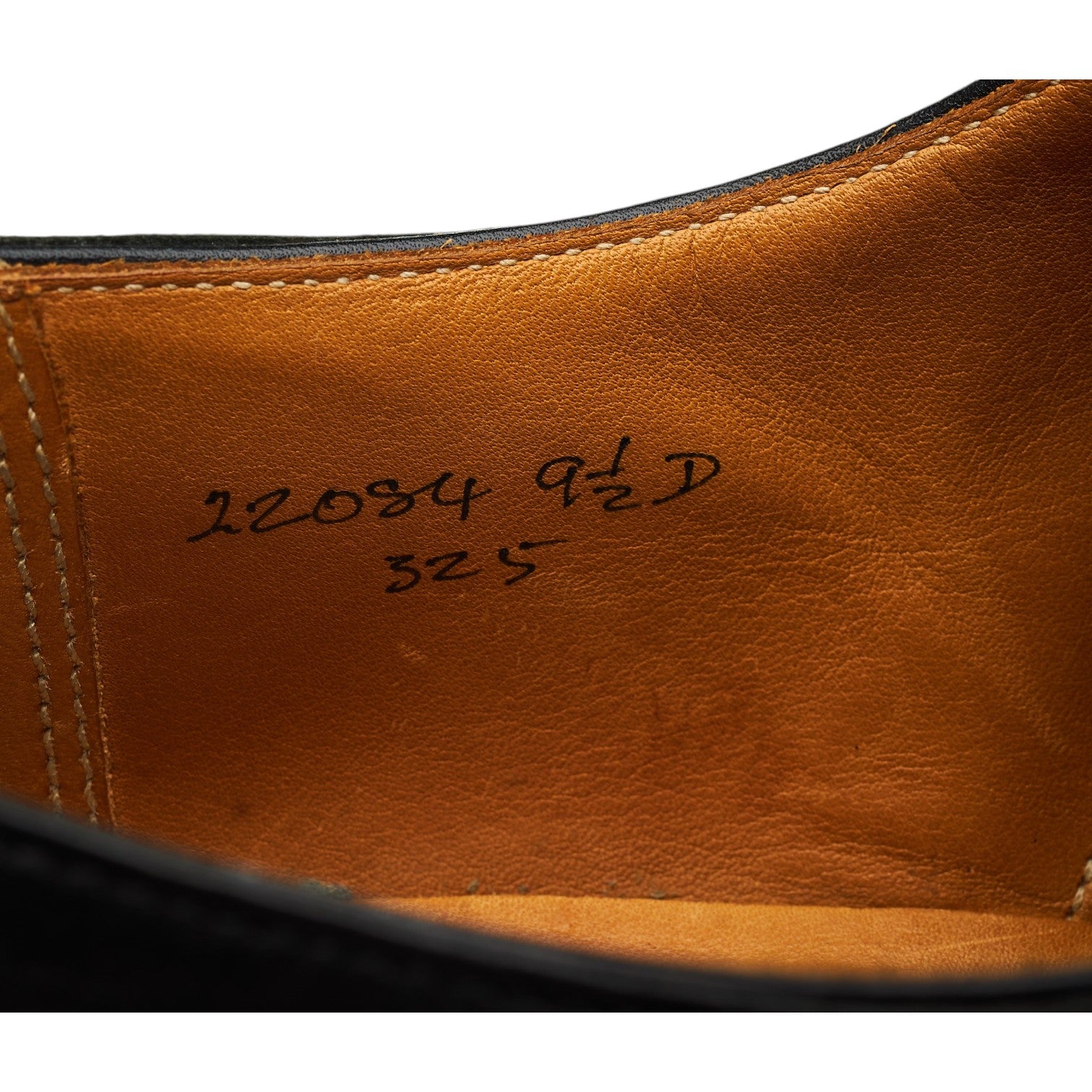 Peal & Co derby cuir grainé noir pointure UK 8.5