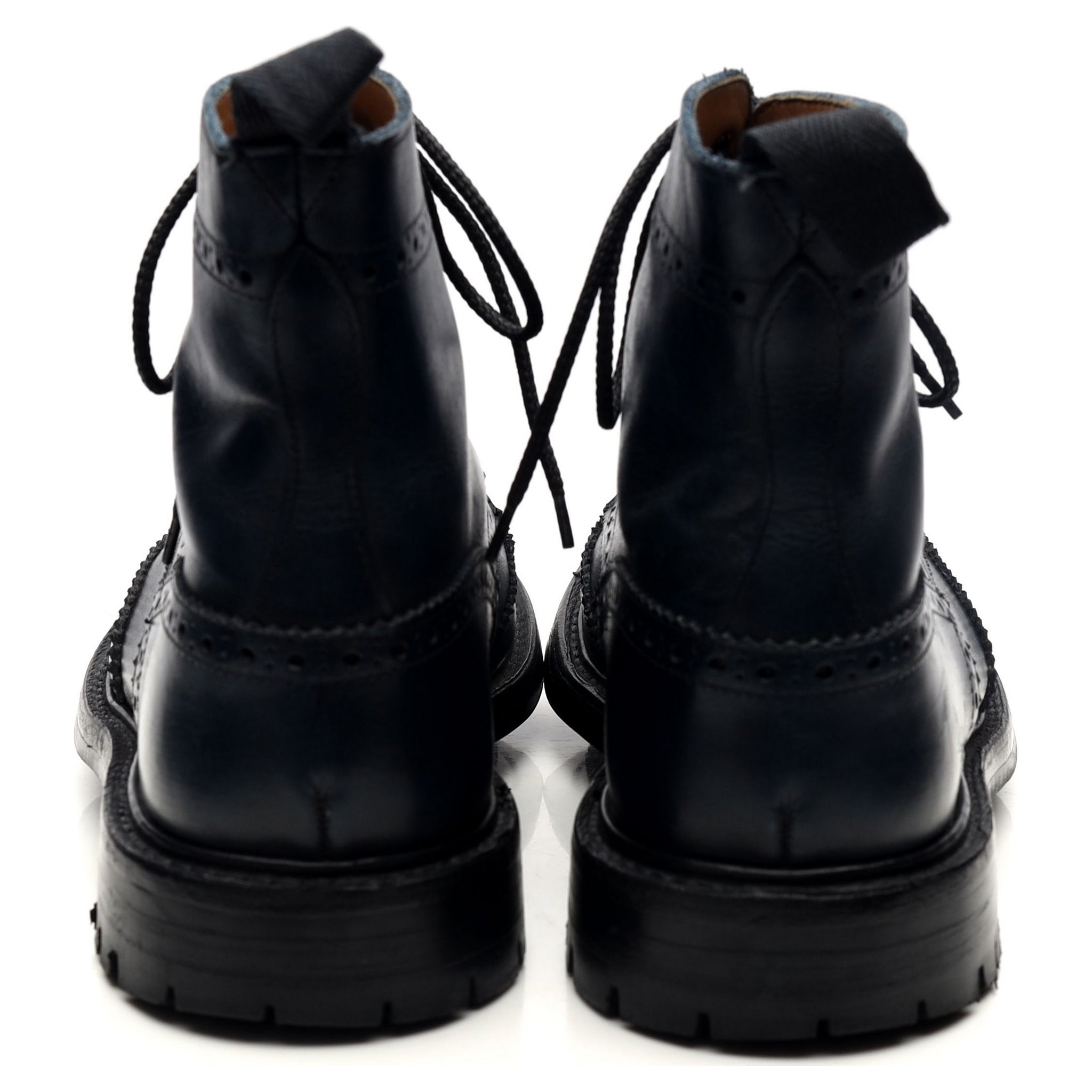 Tricker's Stow bottines cuir bleu marine 9 UK