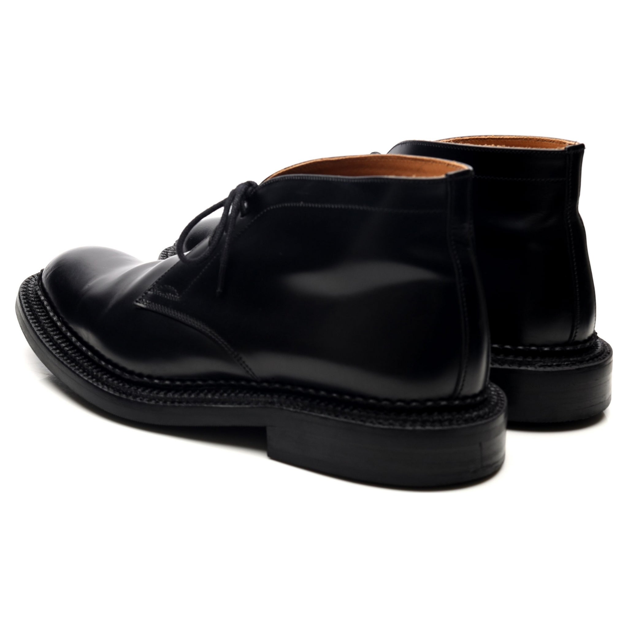 Grenson Triple Welt chukka boots cuir noir UK 8.5