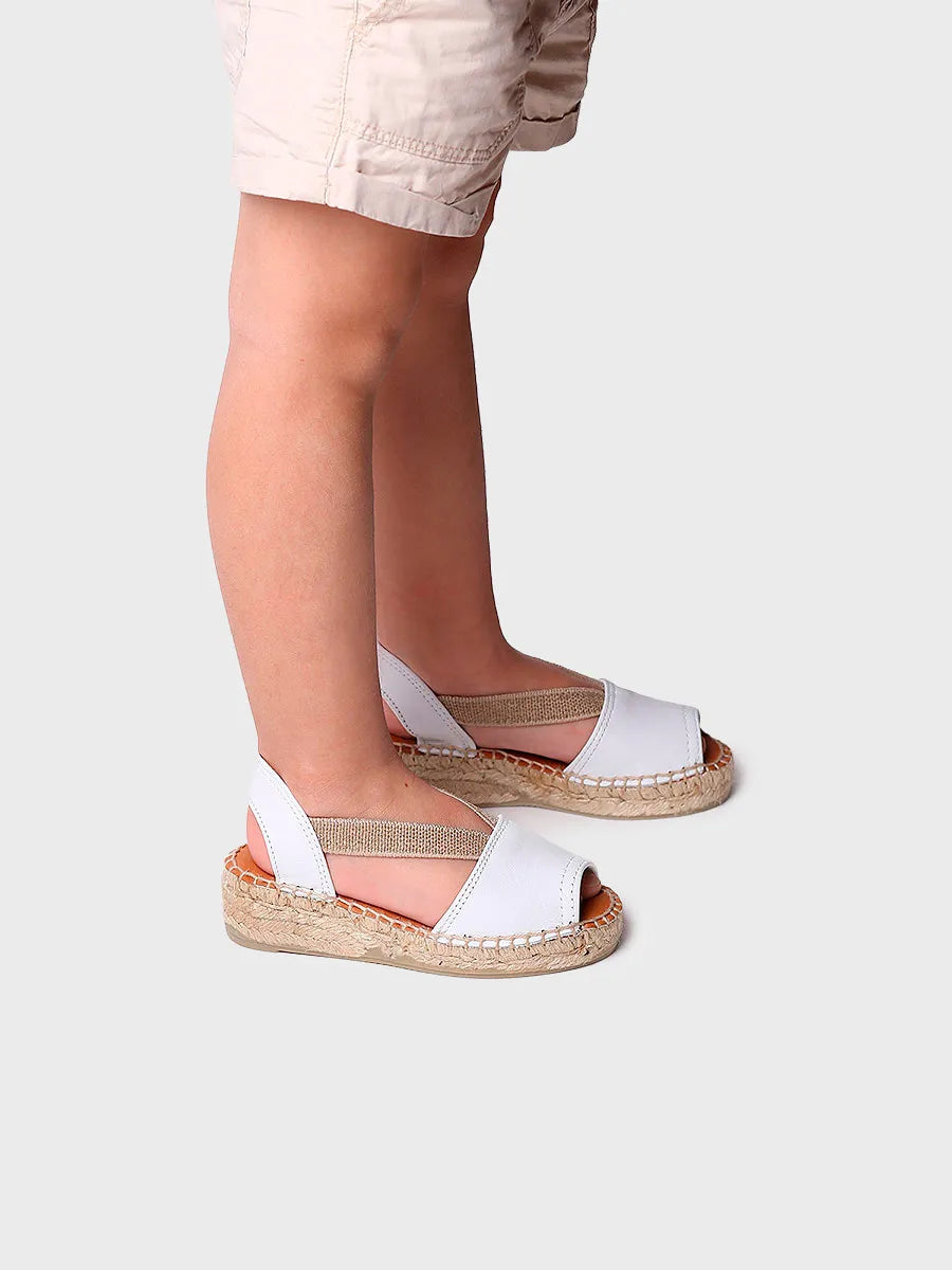 Toni Pons Eli-P sandale fille blanche cuir