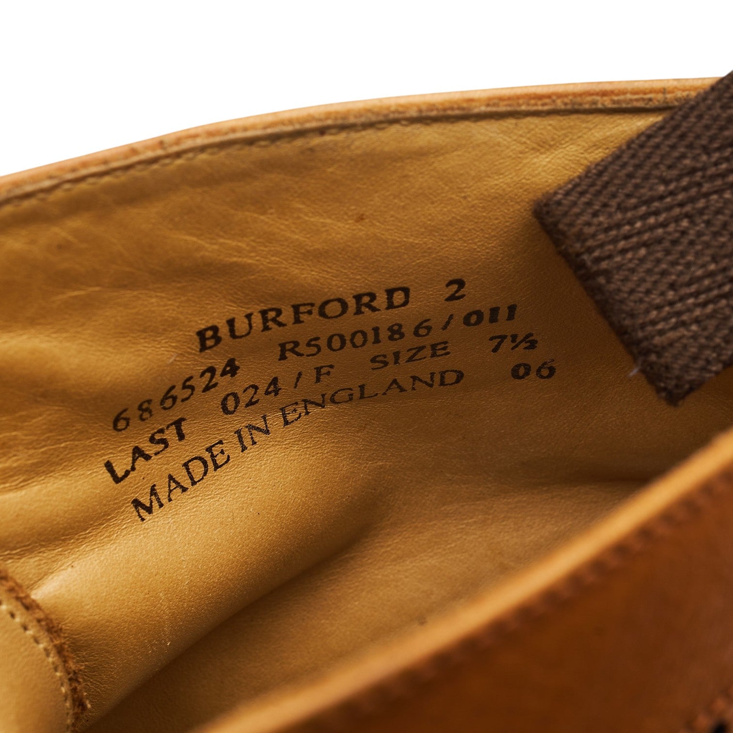 Loake 1880 Burford 2 boots cuir marron 7,5