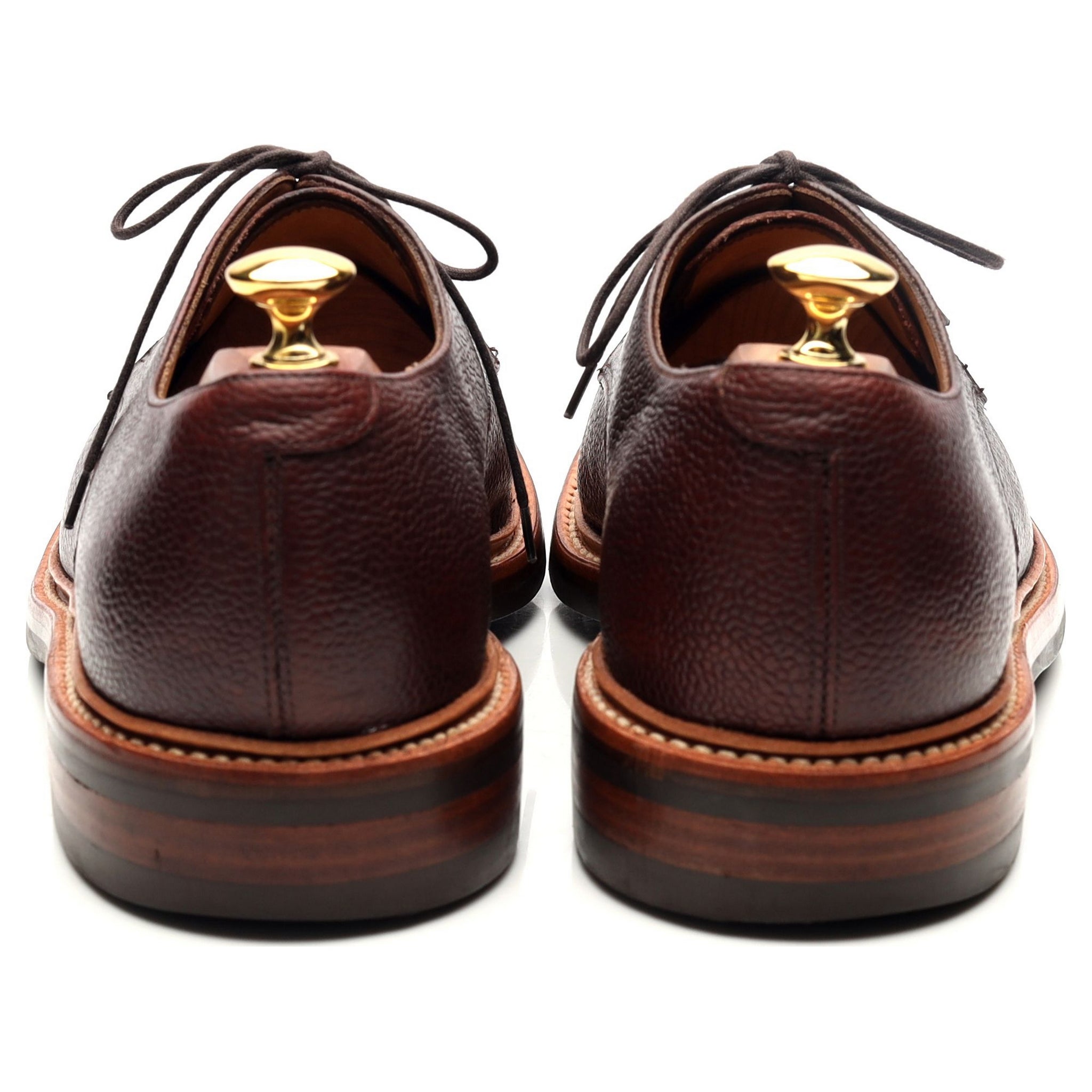 Grenson Lab derby cuir marron foncé UK 9,5 G