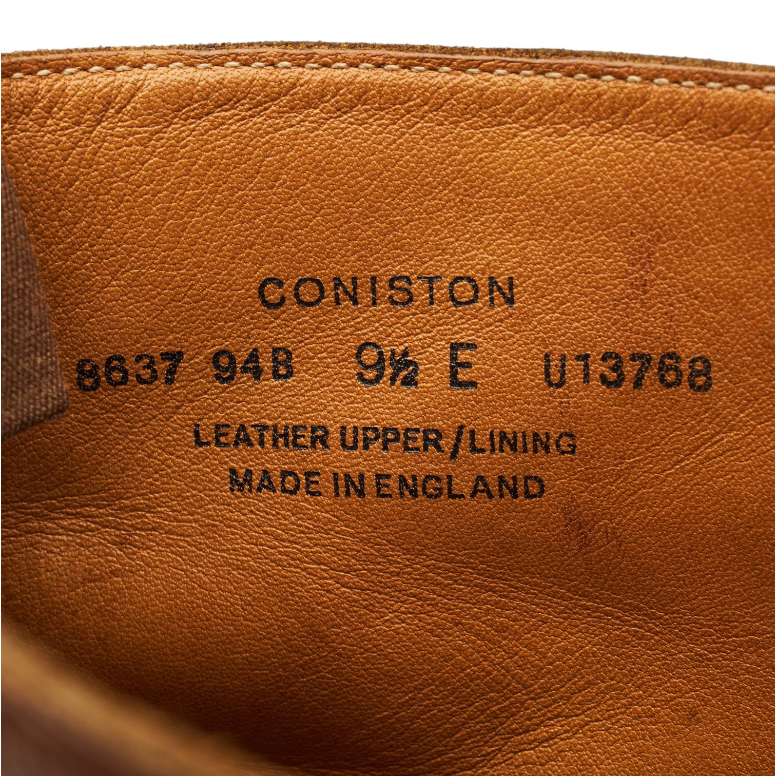 Crockett & Jones Coniston bottines cuir grain marron 9.5