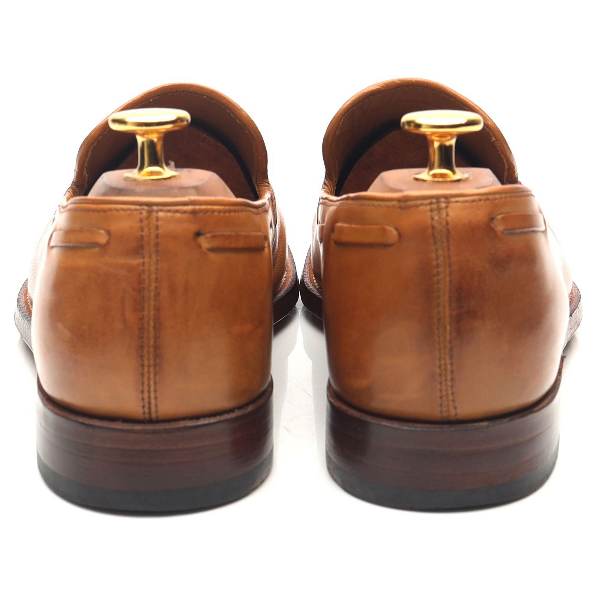Grenson mocassins cuir marron tan UK 6 femme