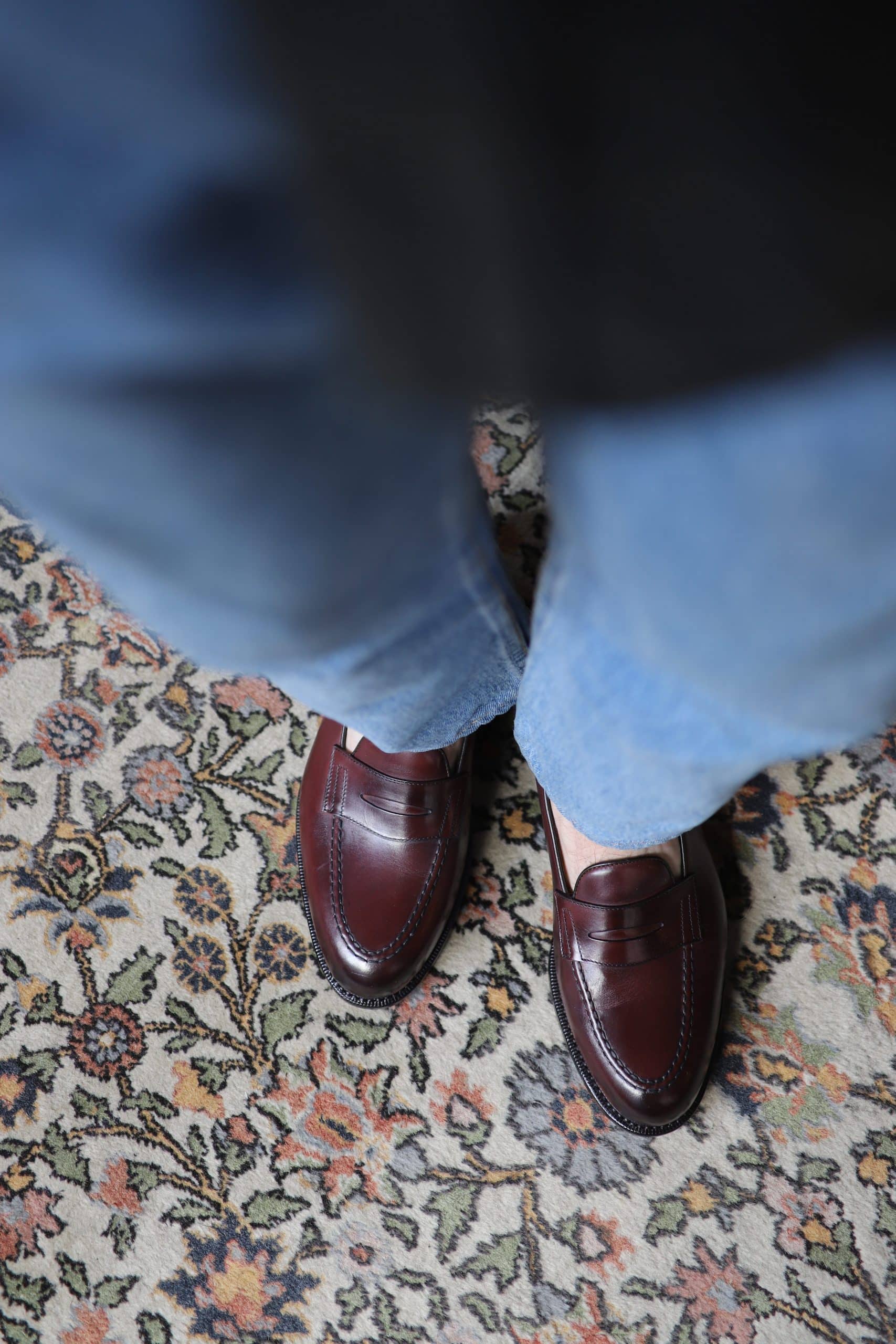 Malfroid Newport penny loafer cuir box calf