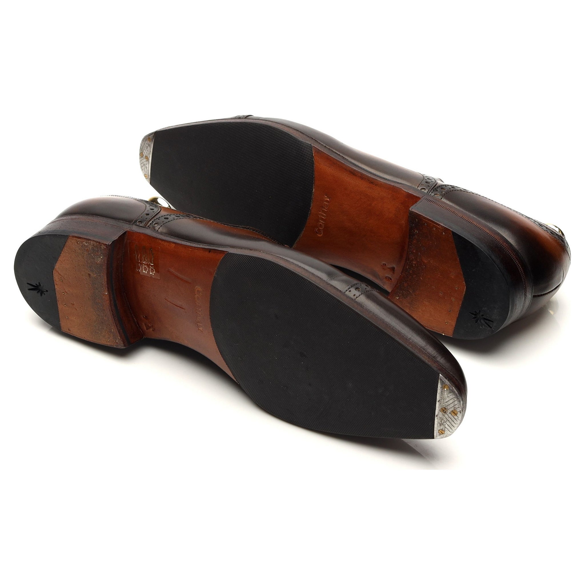 Corthay Bucy richelieu cuir marron UK 8.5