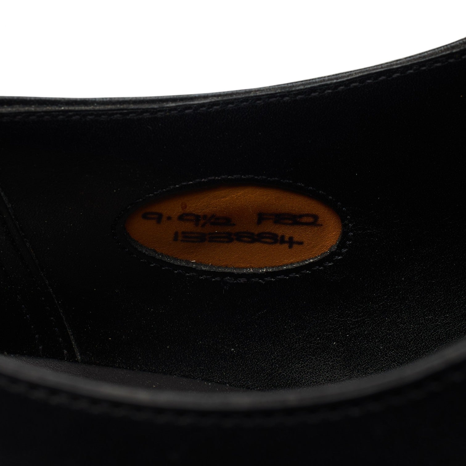 Edward Green Chelsea richelieu cuir noir pointure UK 9