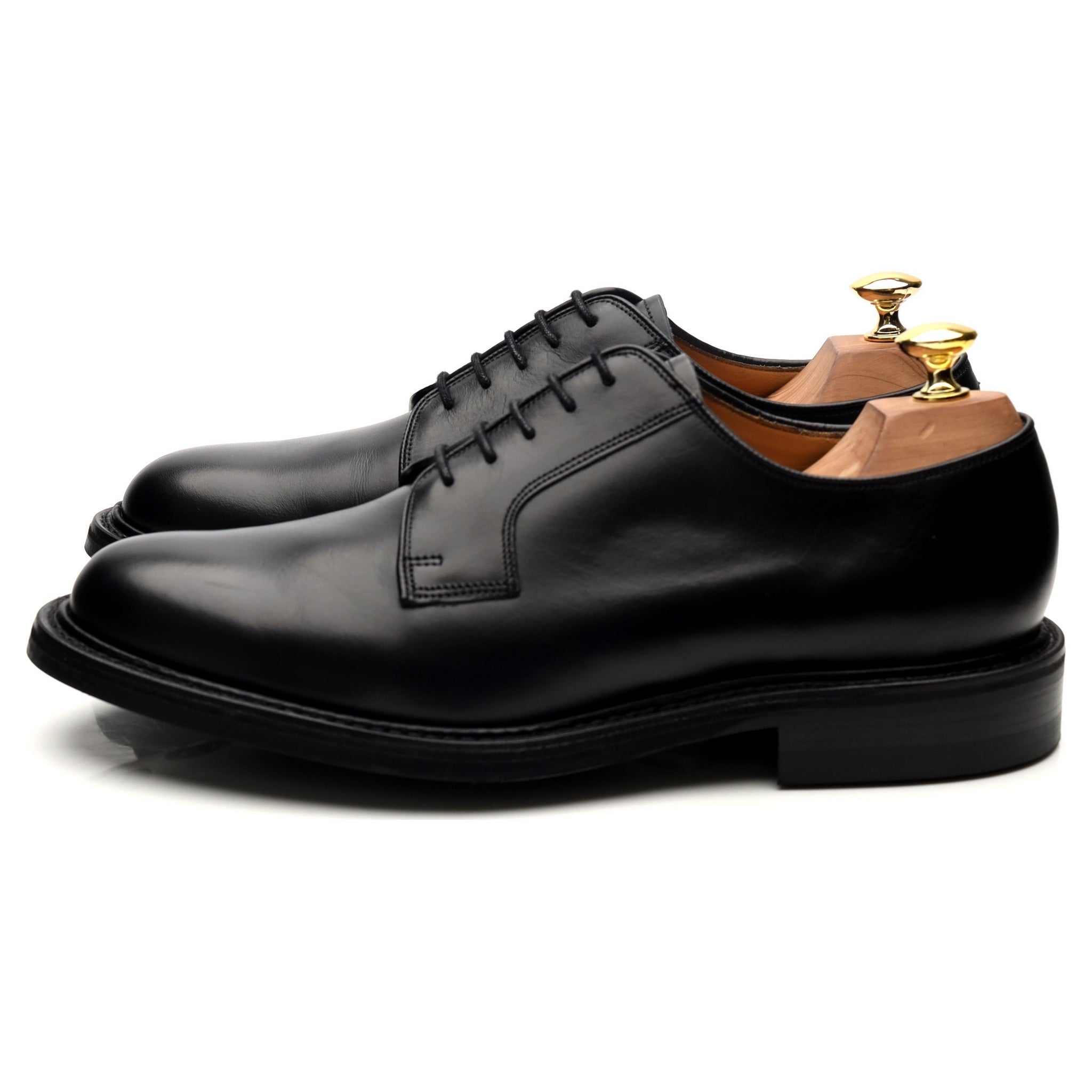 Barker Nairn derby cuir noir pointure UK 8 semelle Dainite
