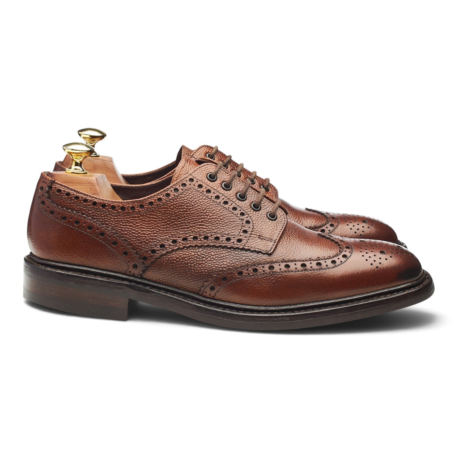 Loake Badminton 2 derby brogues marron 7 cuir
