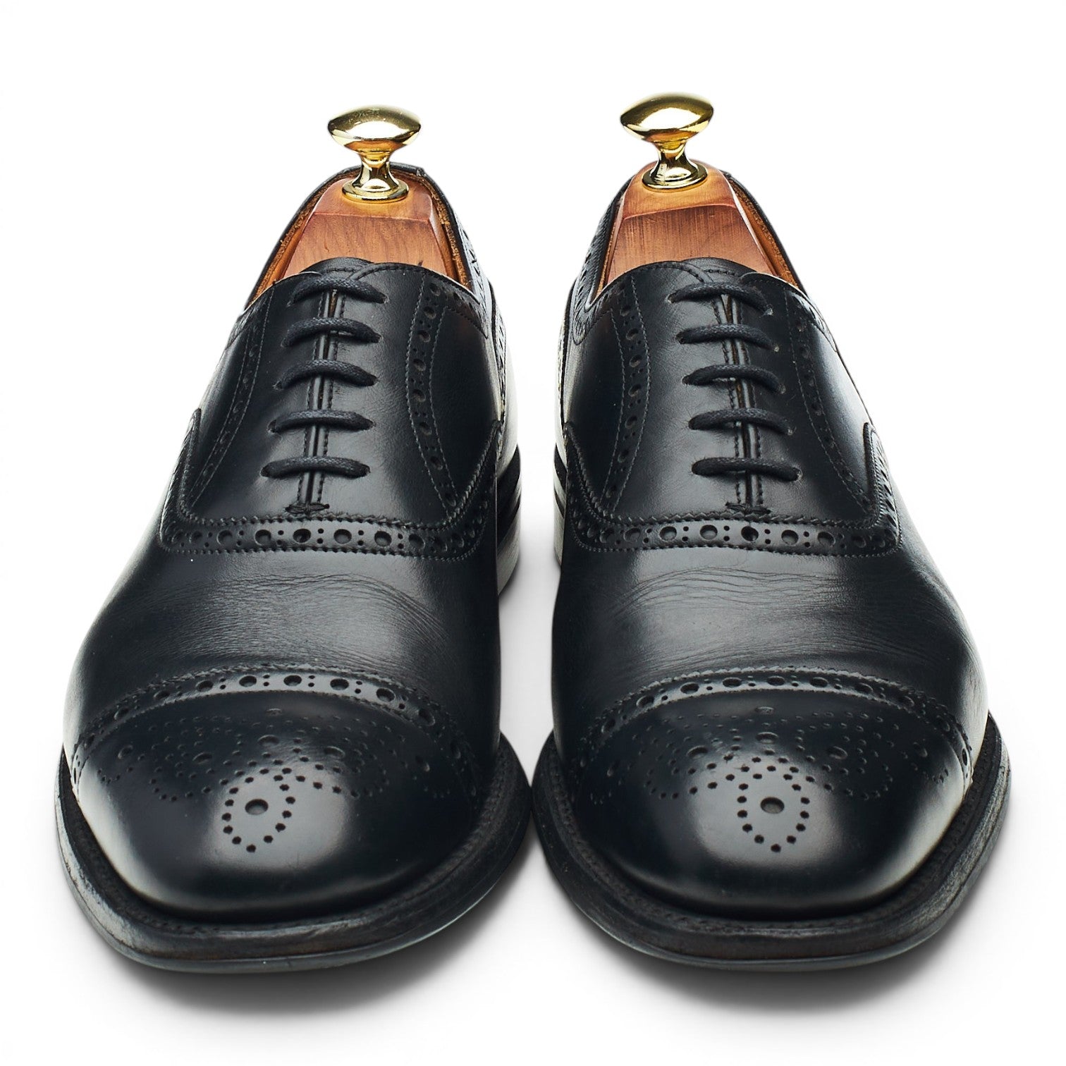 Cheaney Wilfred oxford cuir noir UK 7.5