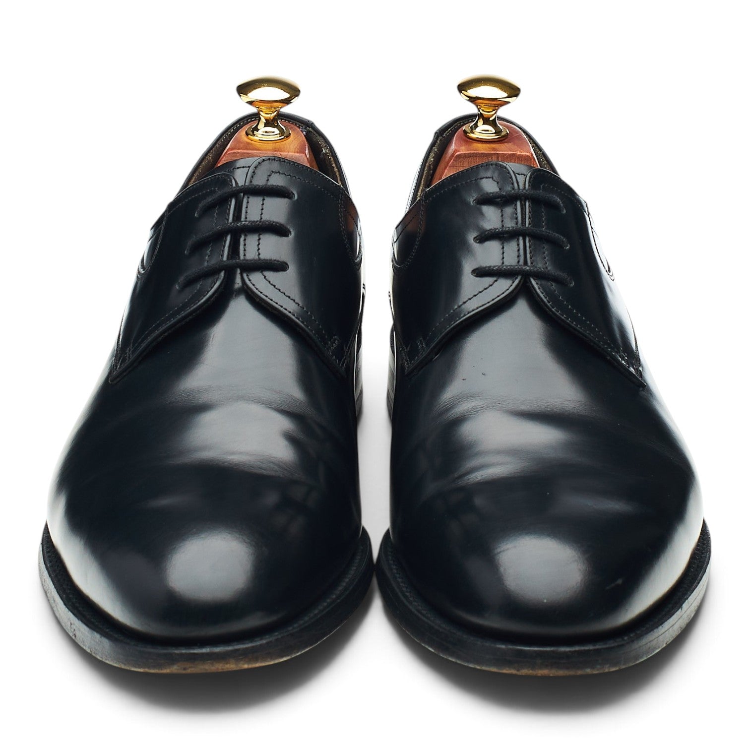 Barker Wickham derbies cuir noir 9 UK
