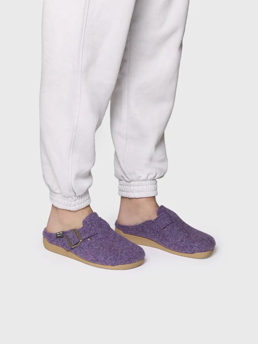 Toni Pons Mima-FP chaussons sabot violets feutre