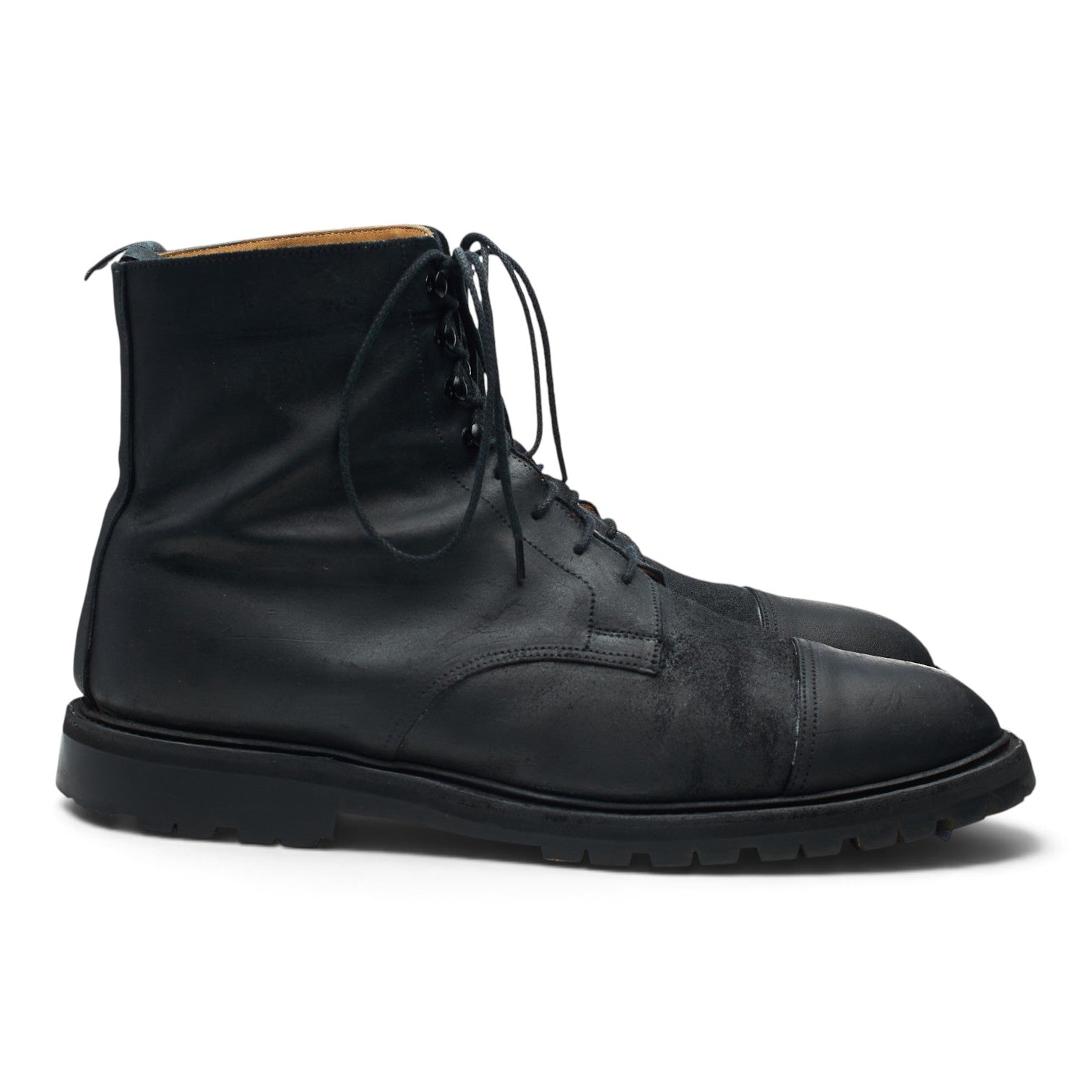 Crockett & Jones Coniston boots suède noir UK 9