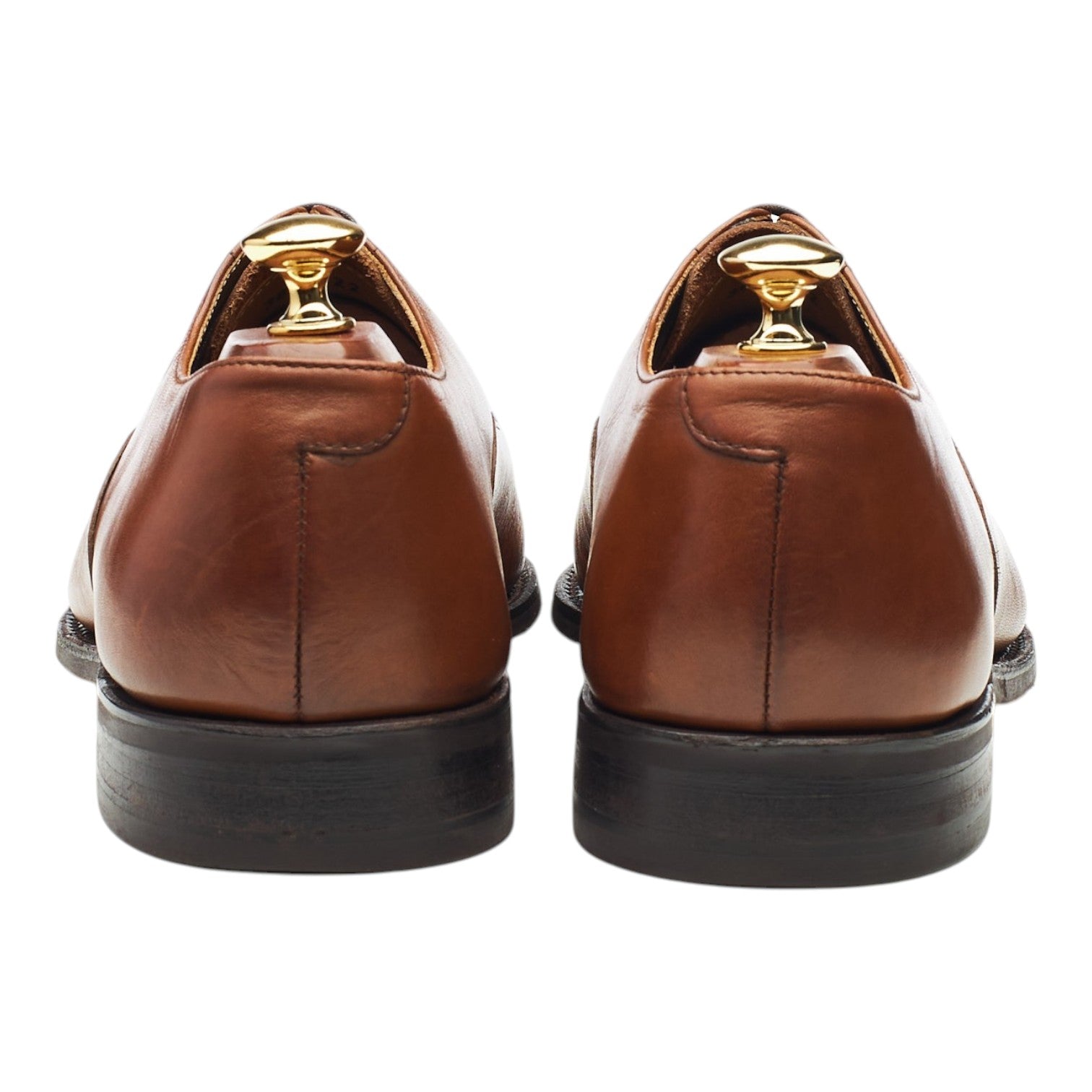 Barker Burton oxford cuir tan 9 UK semelle gomme