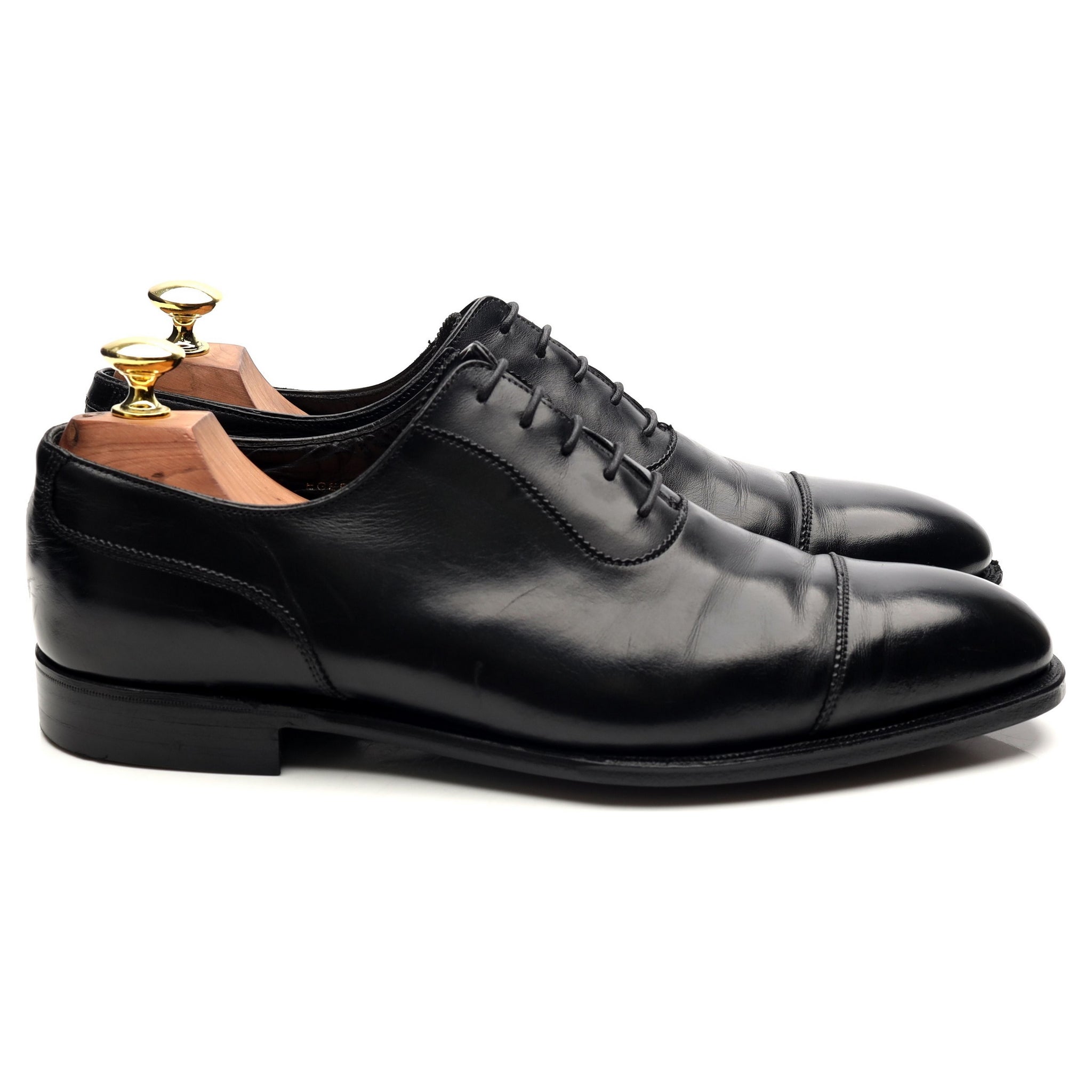 Crockett & Jones Egerton oxford cuir noir UK 7.5
