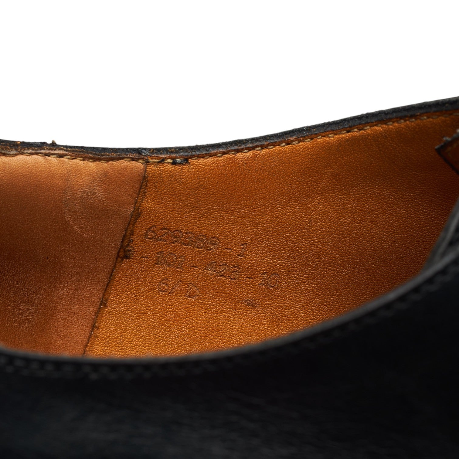 J.M. Weston 423 richelieu cuir noir pointure 6,5 UK