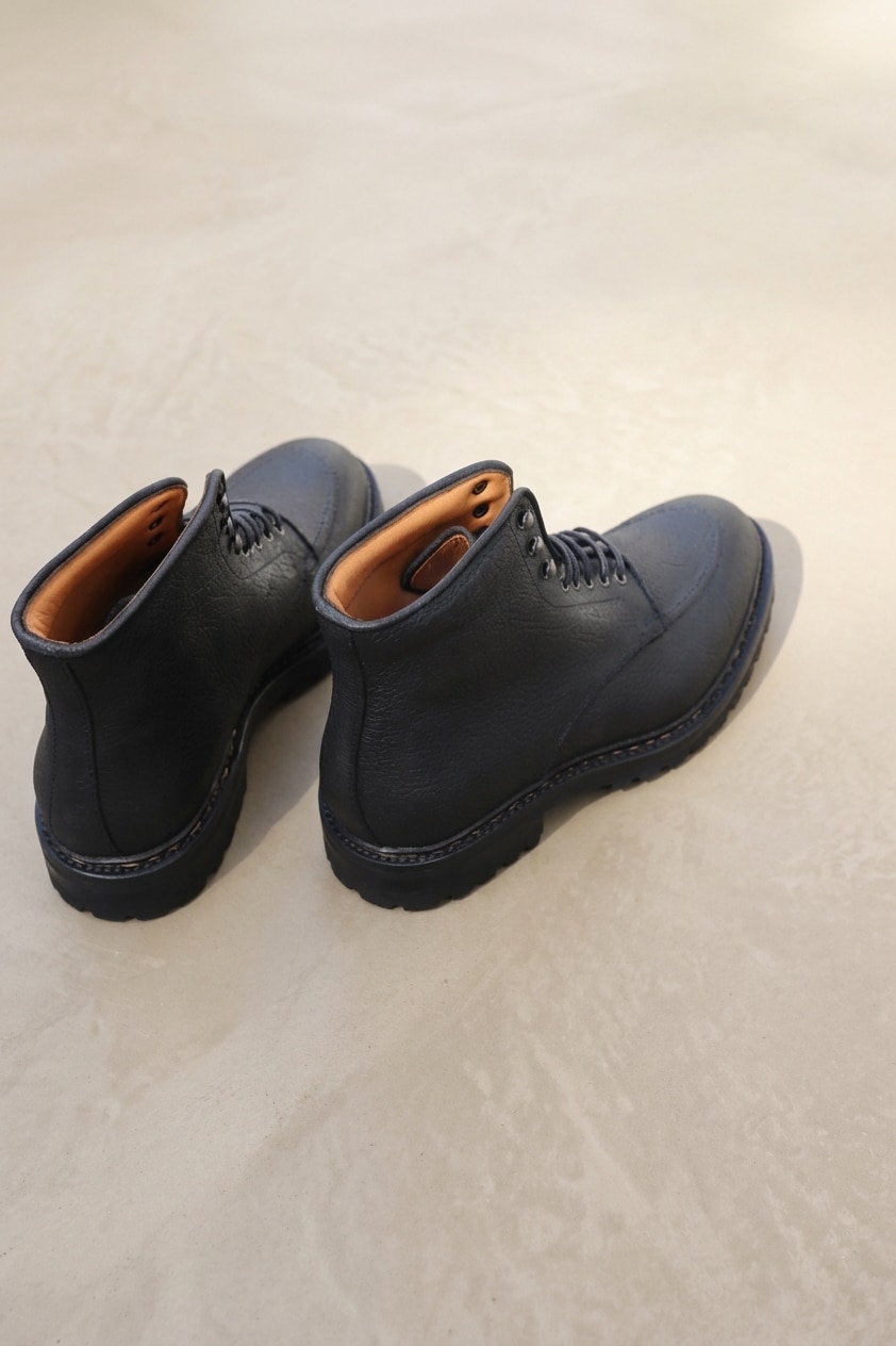 Malfroid Defender Highland boots cuir ciré noir