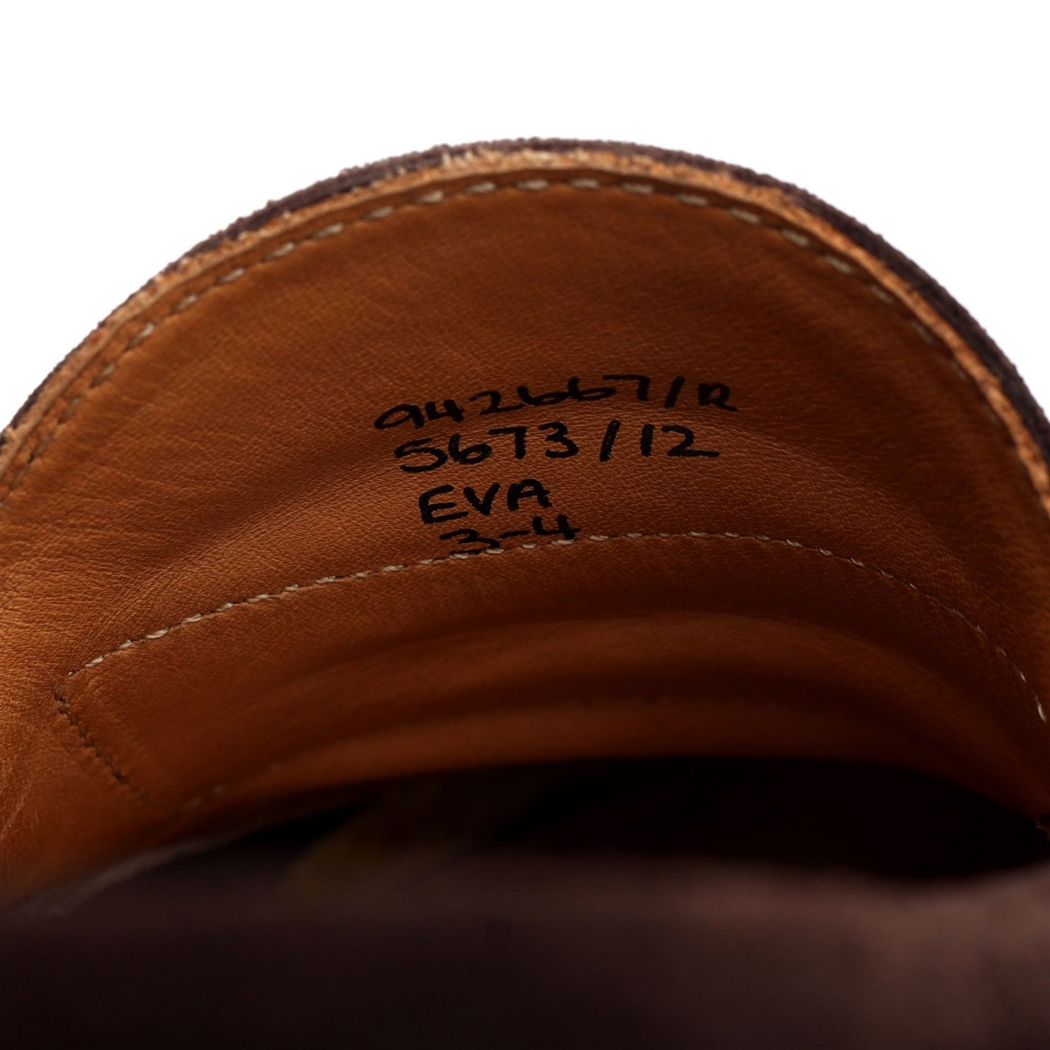 Tricker's Eva Mocassin daim marron foncé UK 3