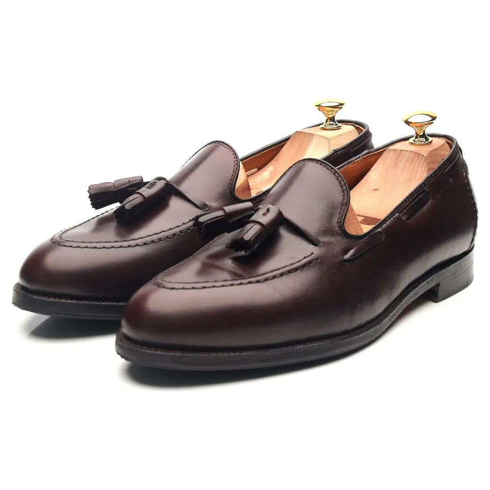 Alden 06598 mocassins cuir bordeaux UK 10.5 à glands
