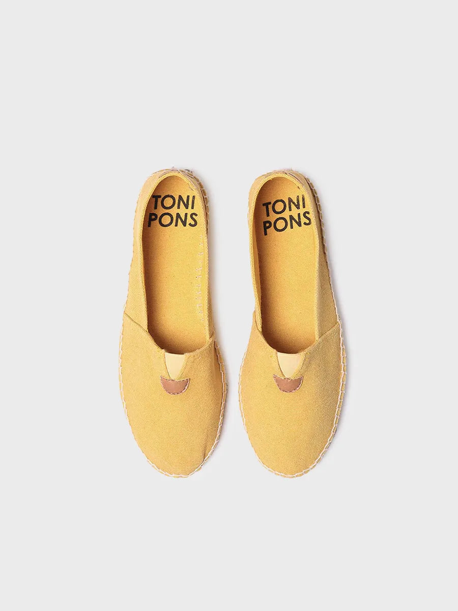 Toni Pons Blanes-ER espadrille jaune vegan