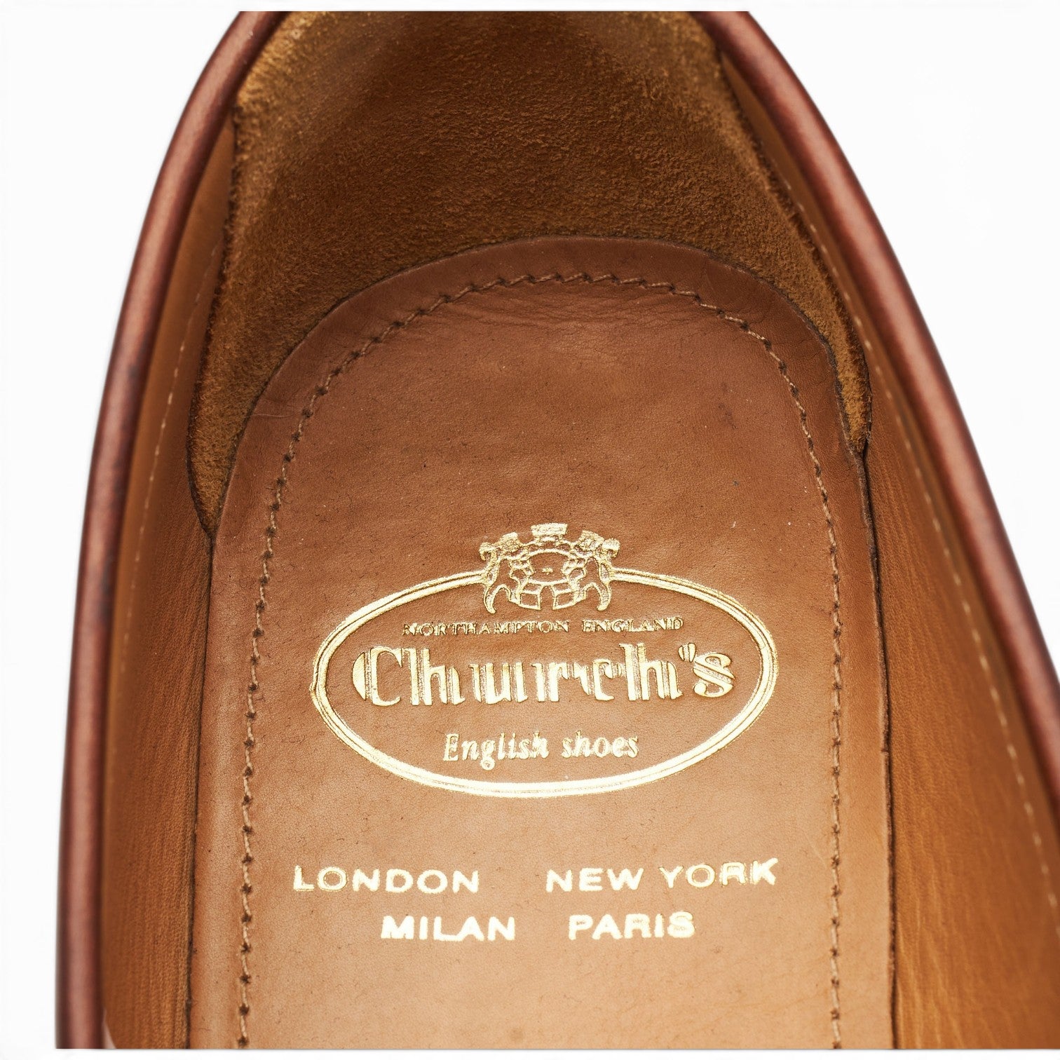 Church's Karl mocassins cuir marron pointure 7,5 semelle gomme