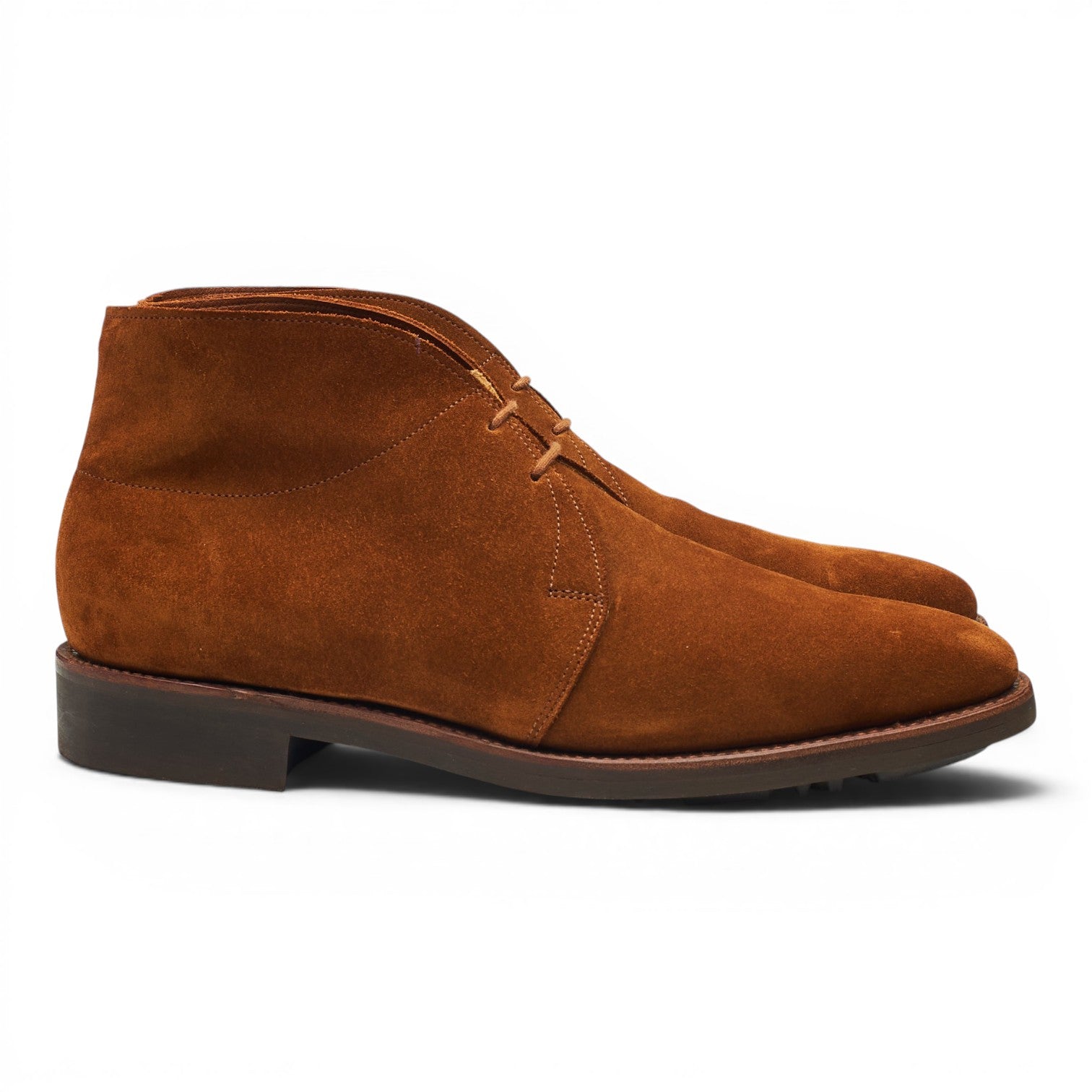 John Lobb Romsey II boots chukka daim marron 8 UK