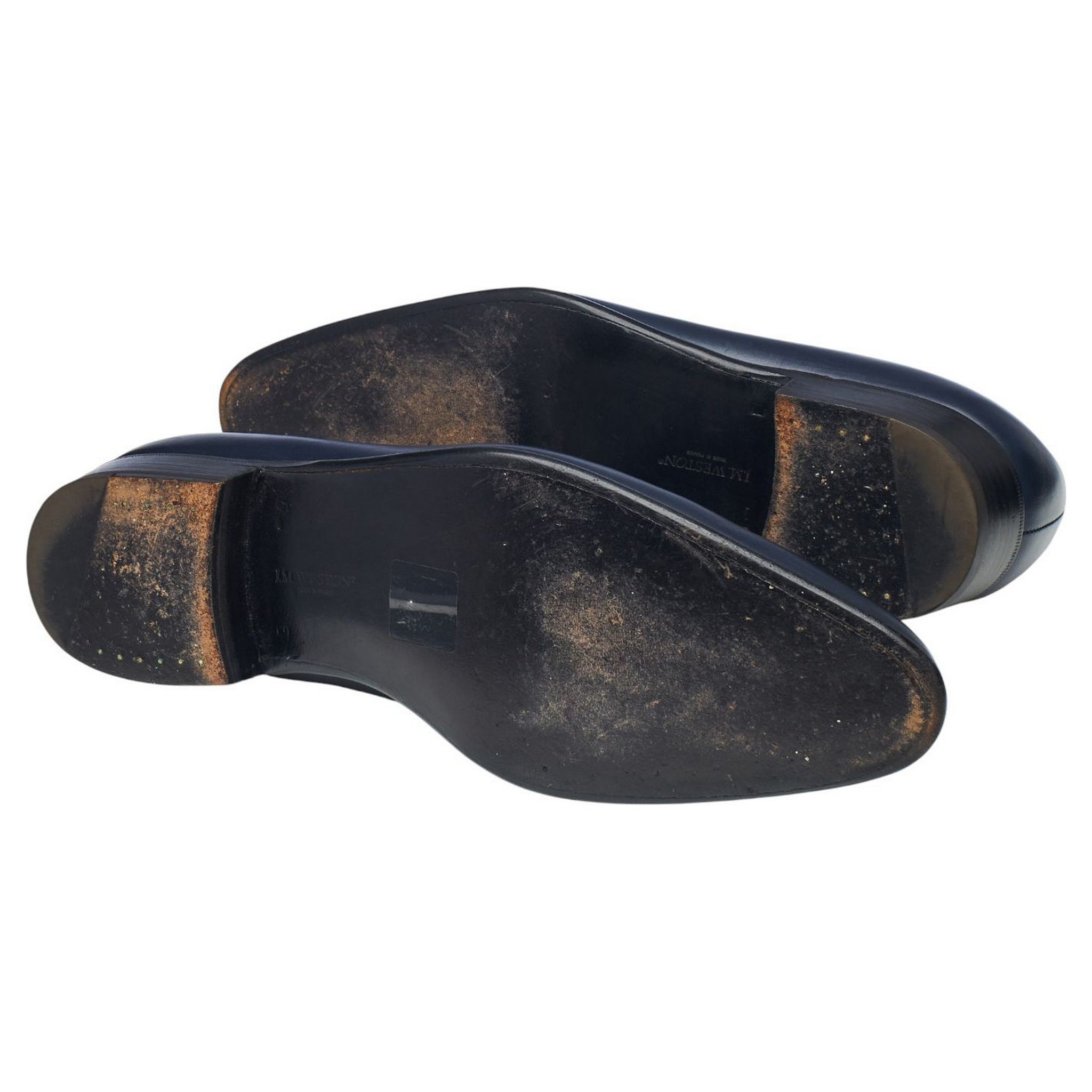 J.M. Weston 402 Flore oxford cuir bleu marine UK 7