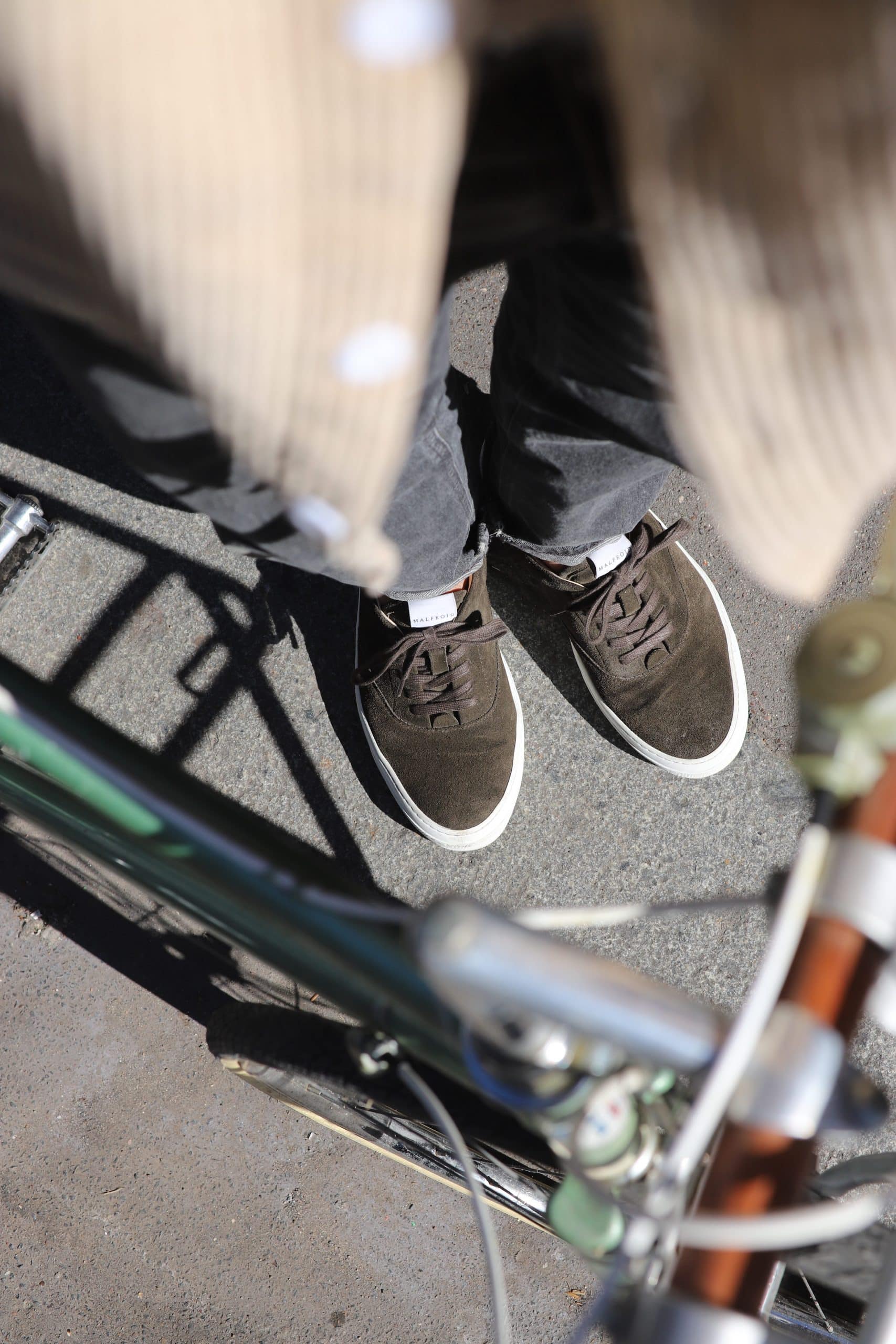 Malfroid n°421 sneakers cuir blanc