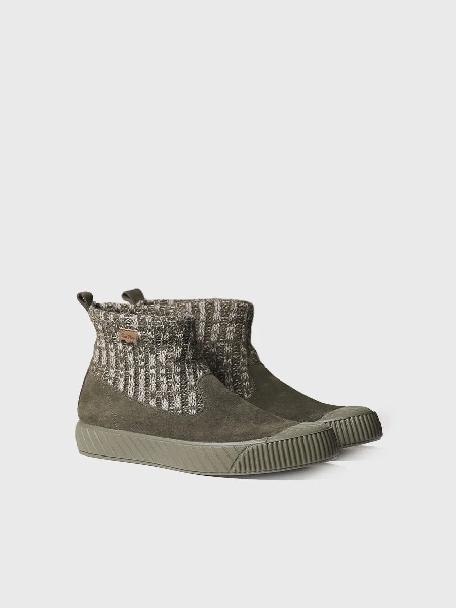Toni Pons Goda-AB bottines femme plates daim et tissu