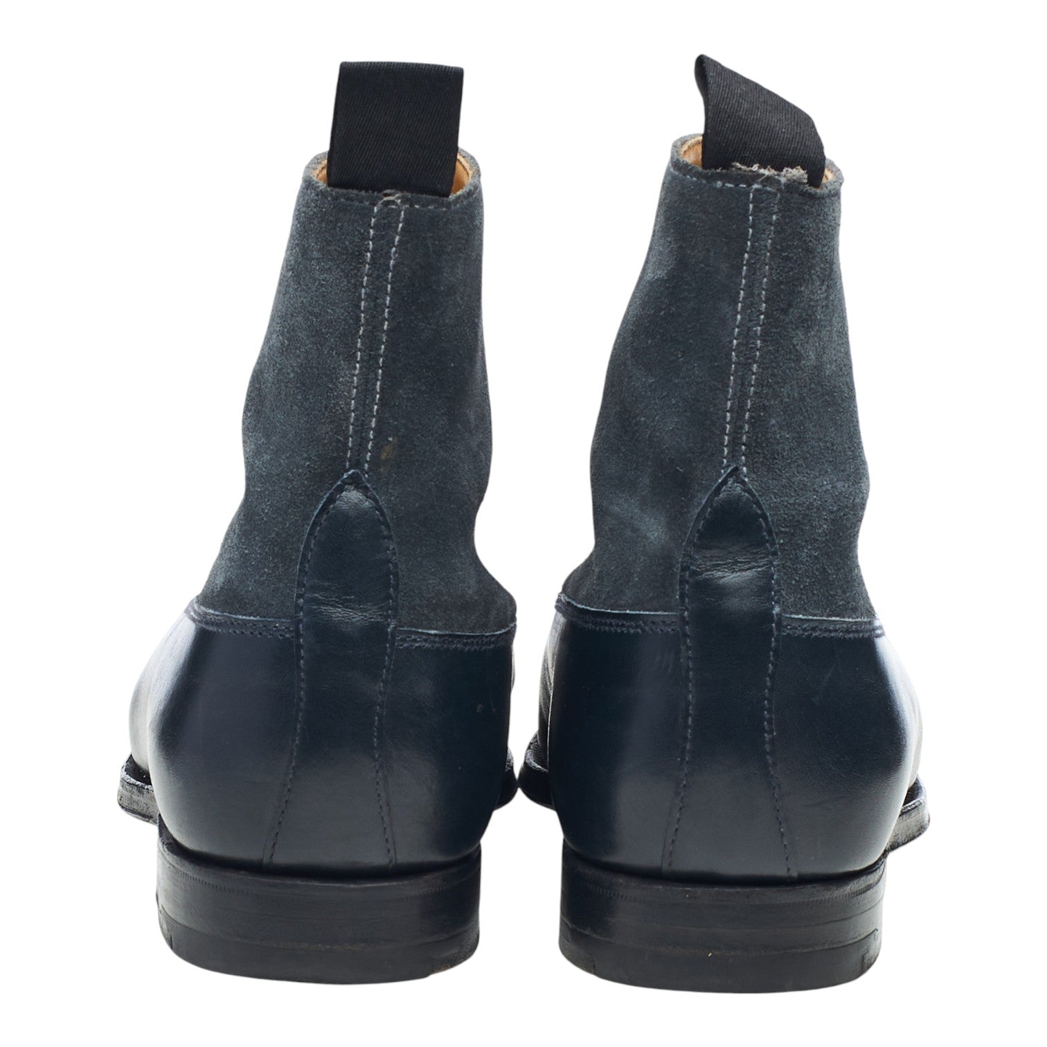 Crockett & Jones Chatsworth bottines cuir bleu UK 4