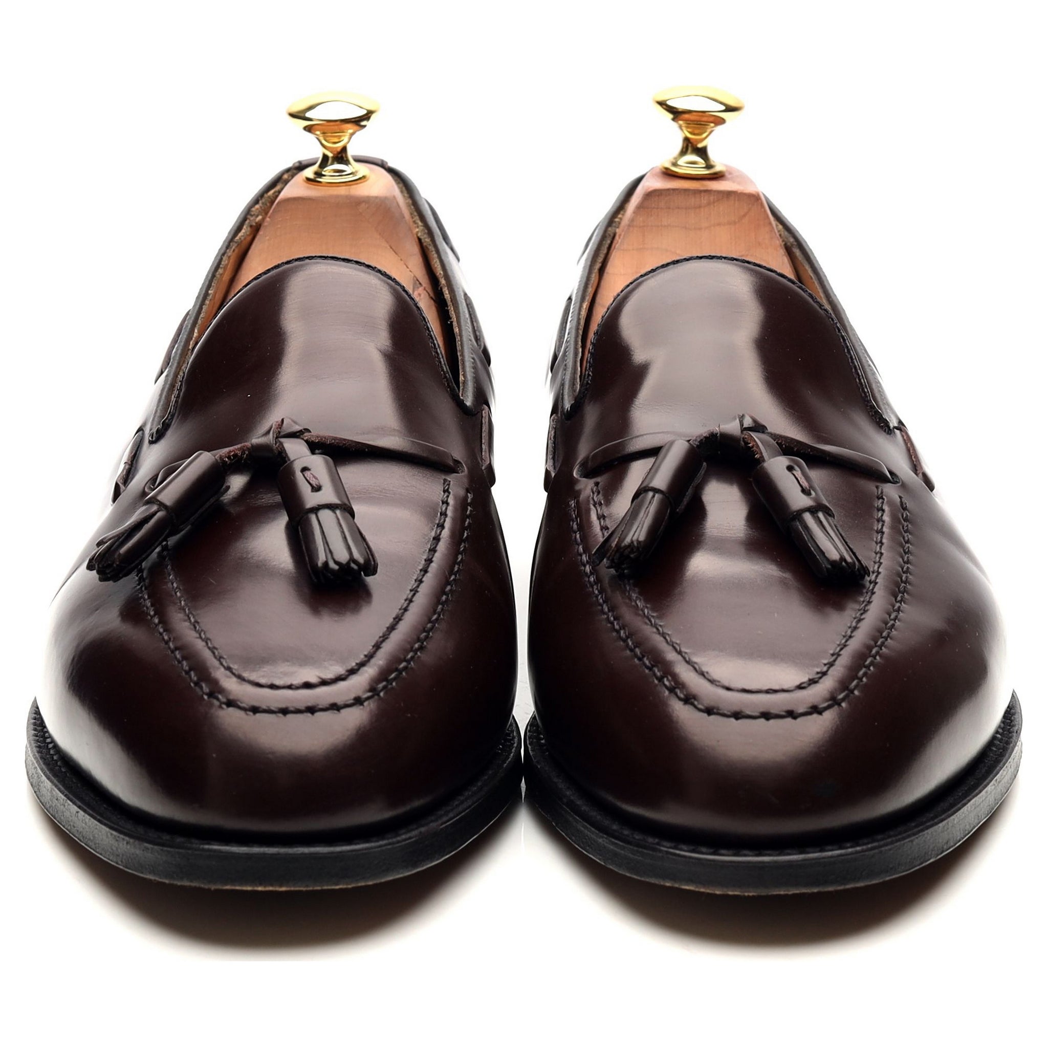 Shipton & Heneage Harrow mocassin cuir bordeaux UK 9