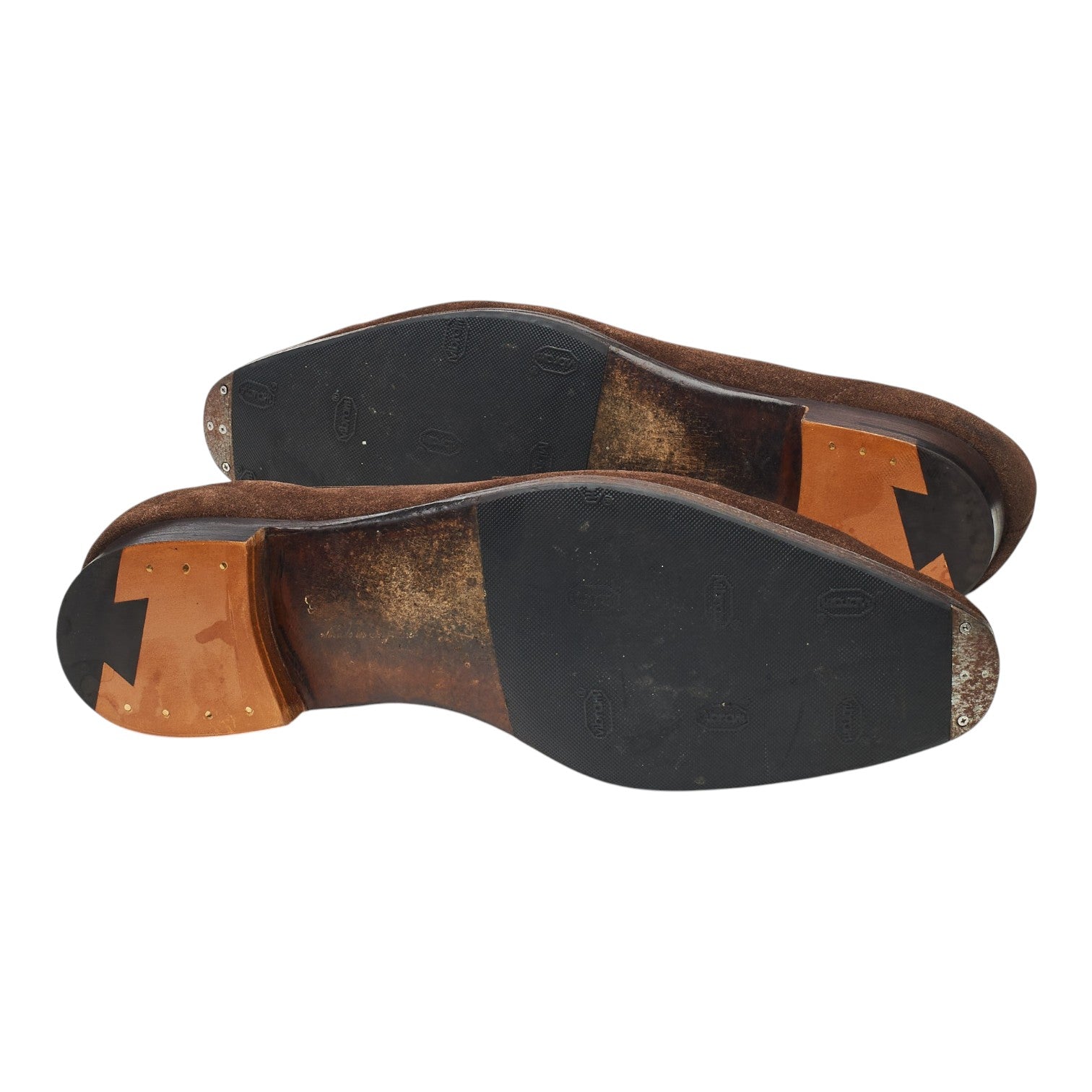 George Cleverley George mocassins daim marron UK 6.5