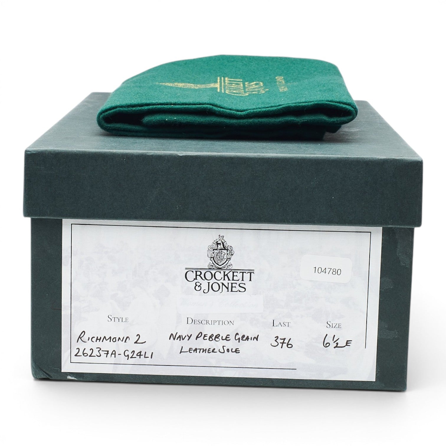 Crockett & Jones Richmond 2 mocassin bleu UK 6.5