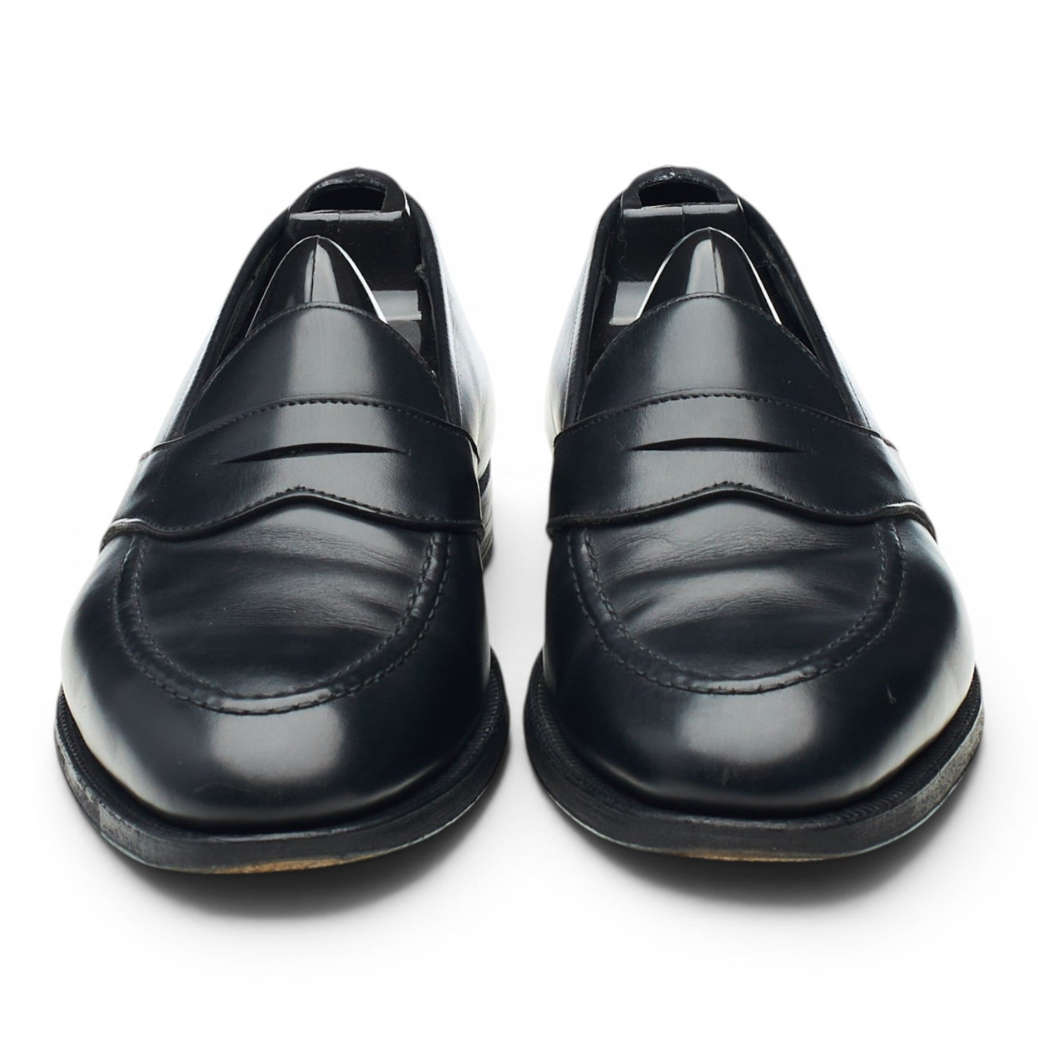 George Cleverley mocassins cuir noir 7.5 UK