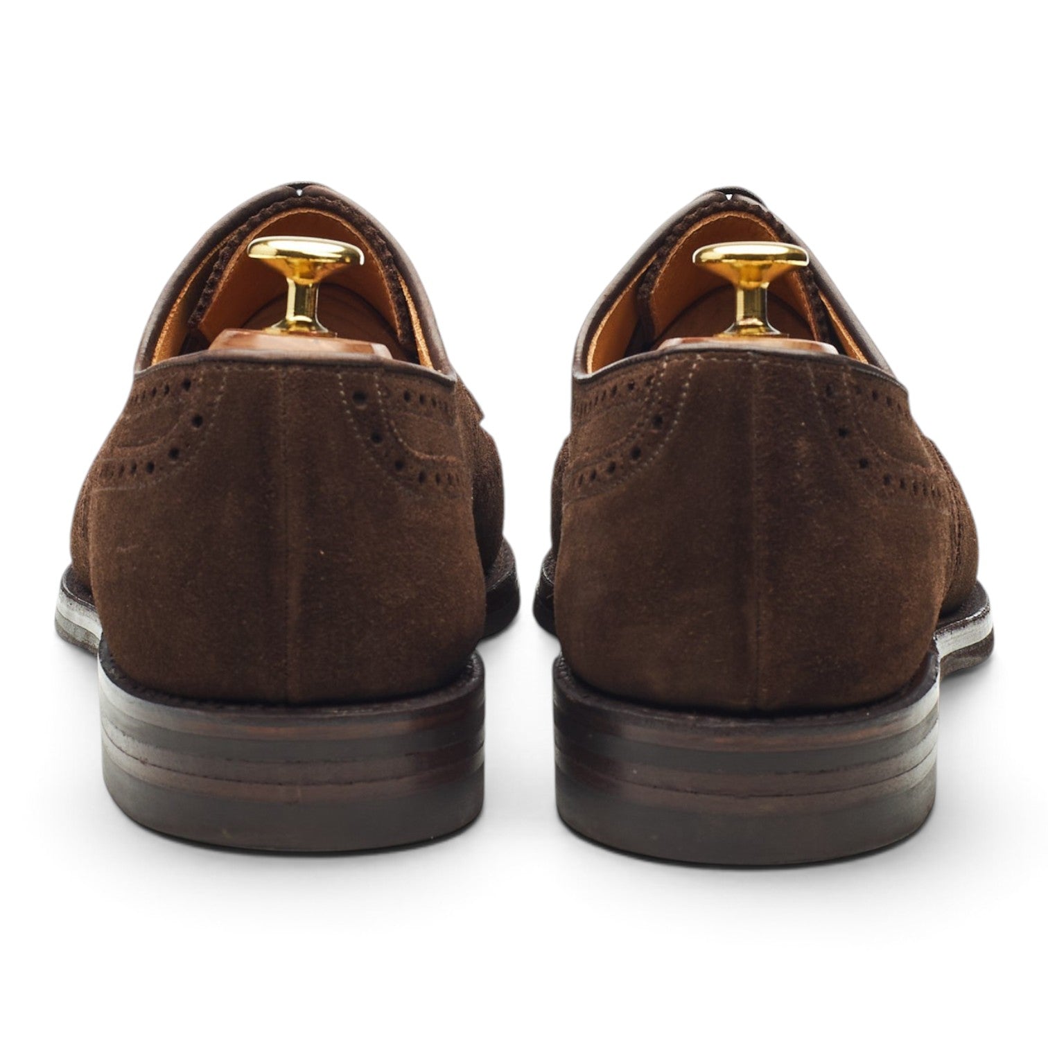 Crockett & Jones Cardiff derby suède marron 8.5 UK