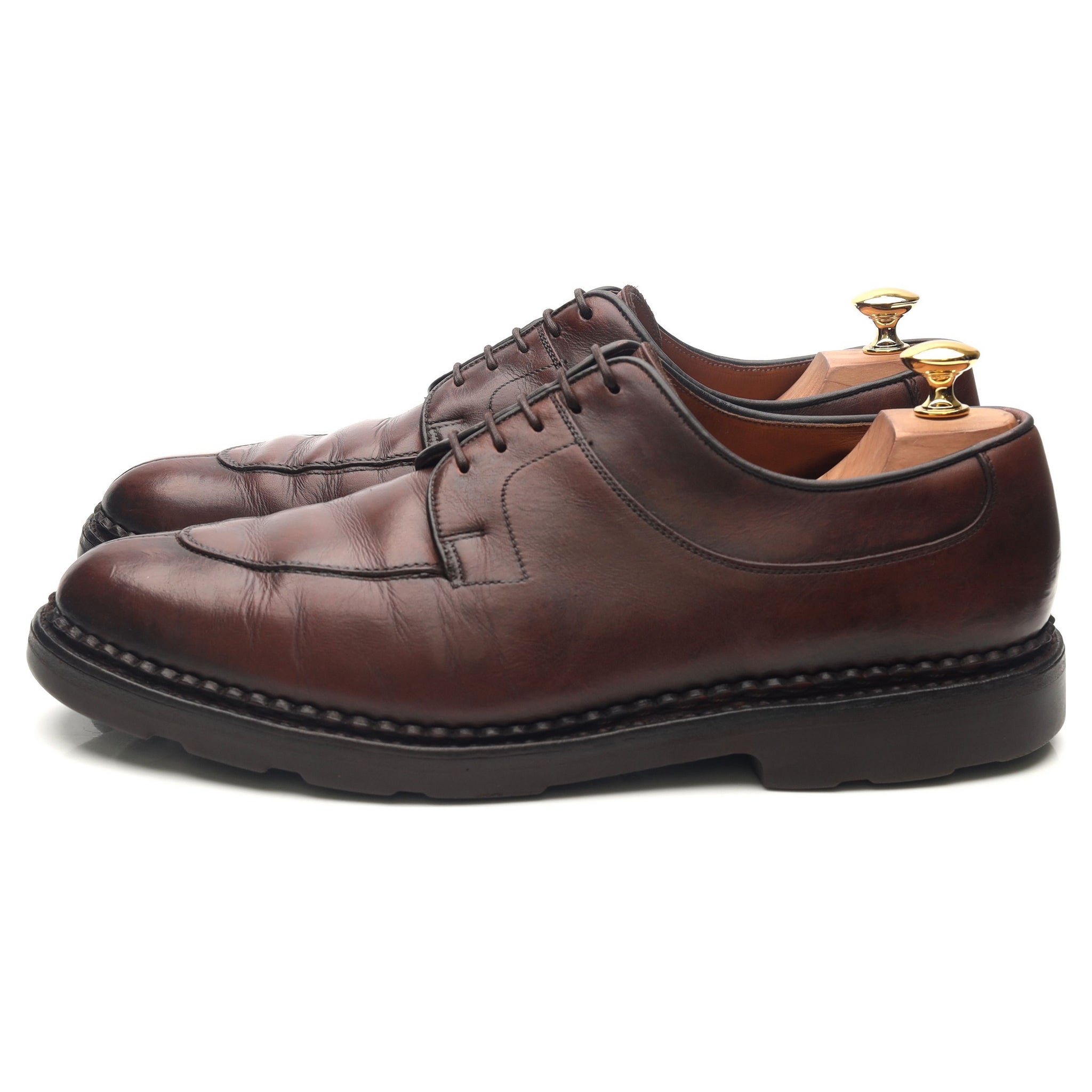 Bowen derby cuir marron foncé UK 10.5