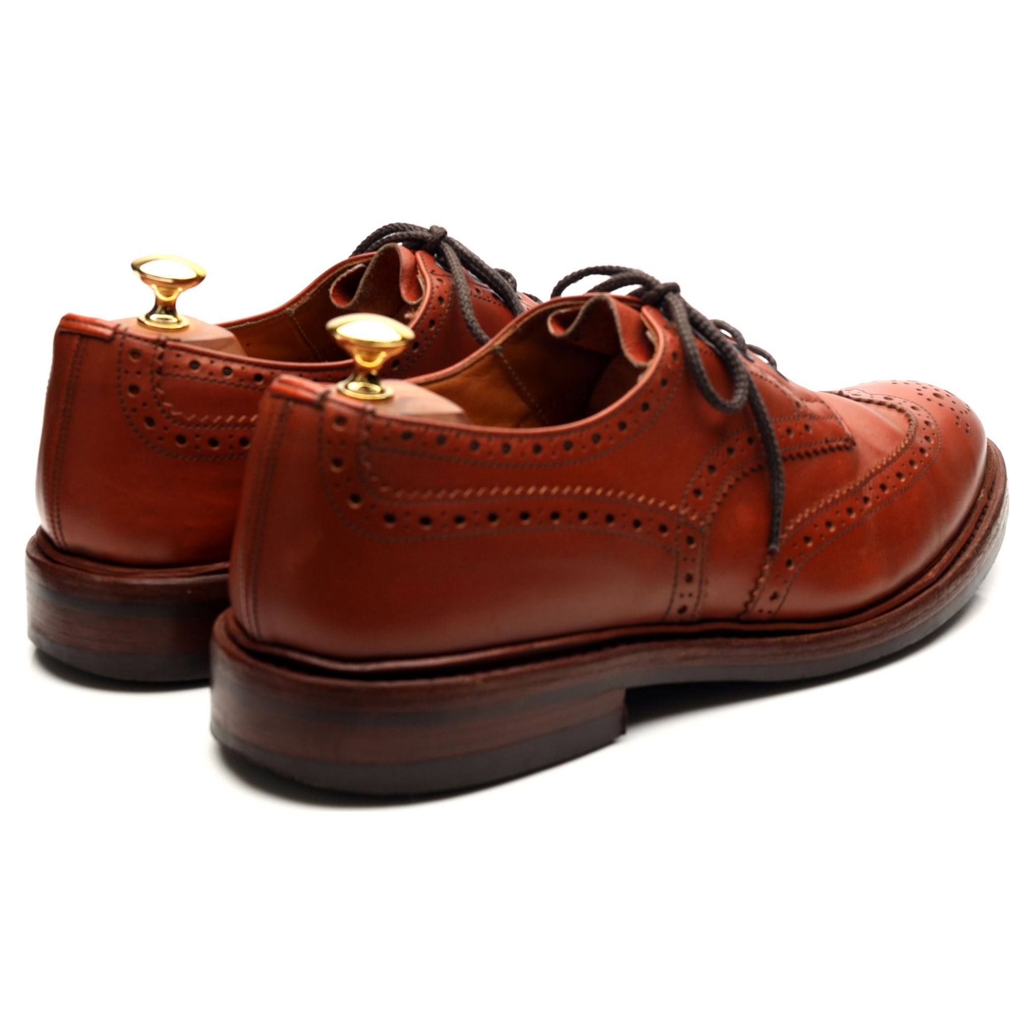Trickers Bourton derby cuir marron 10,5 semelle gomme