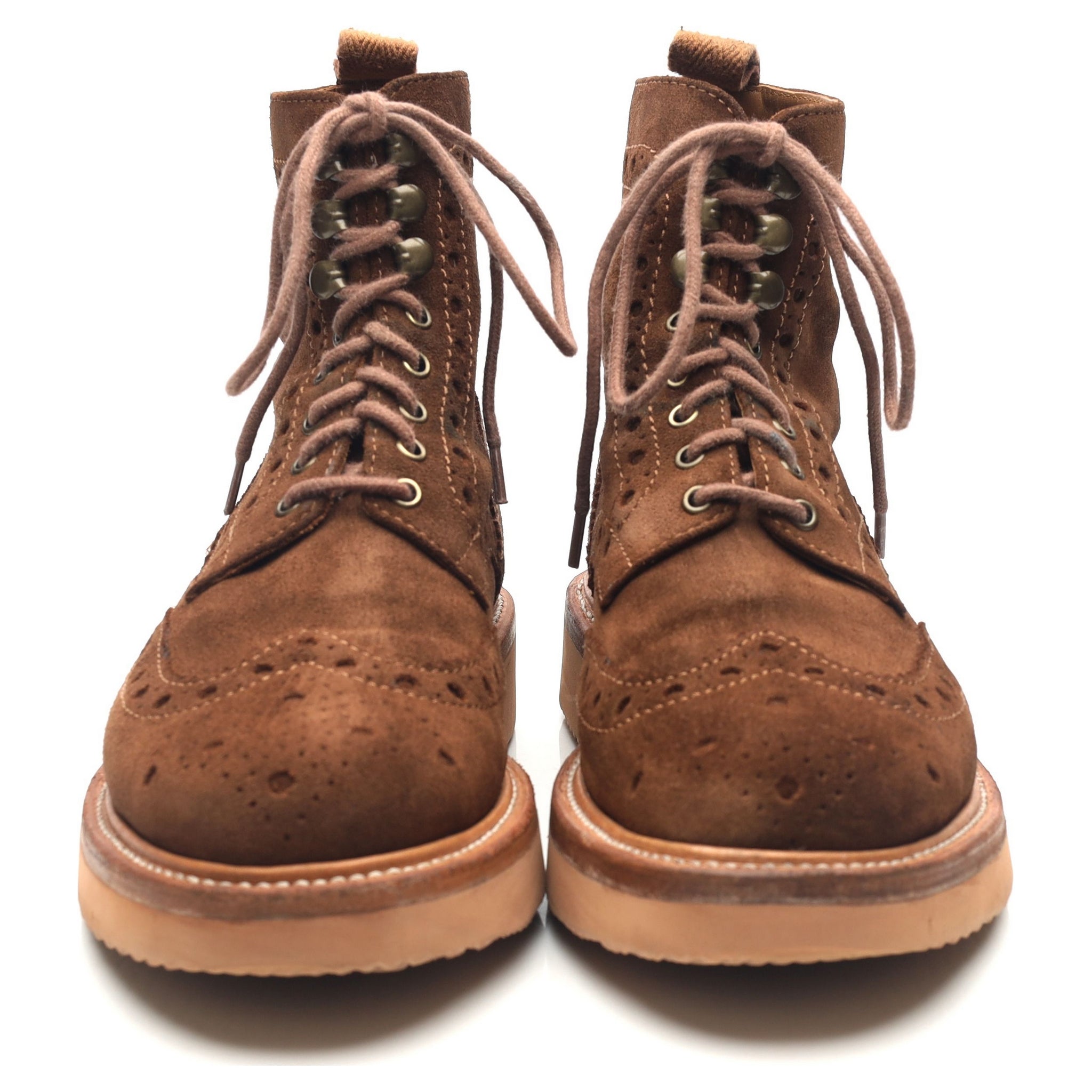Grenson Fred boots suède marron pointure UK 8 large