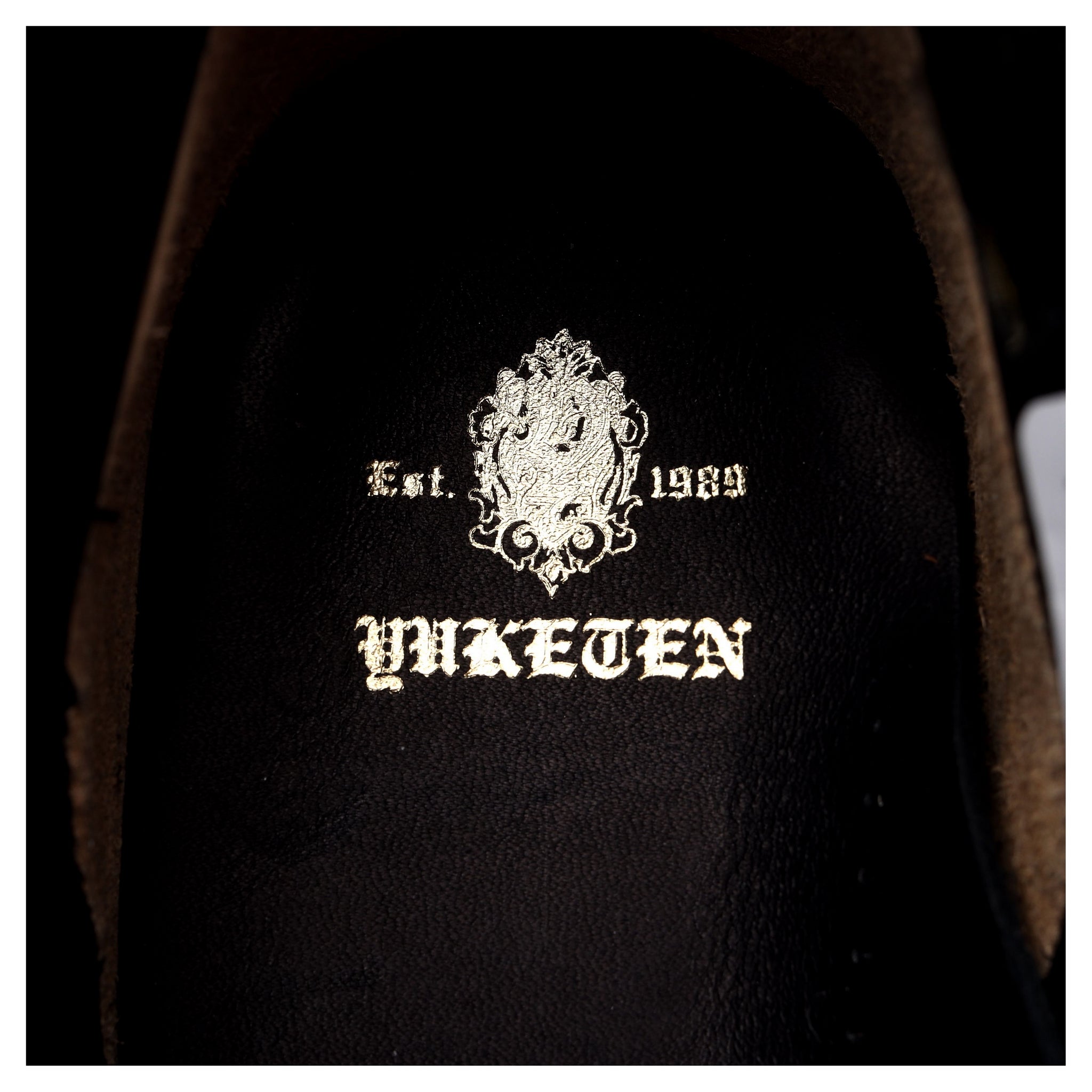 Yuketen Santiago bottines suède noir UK 7