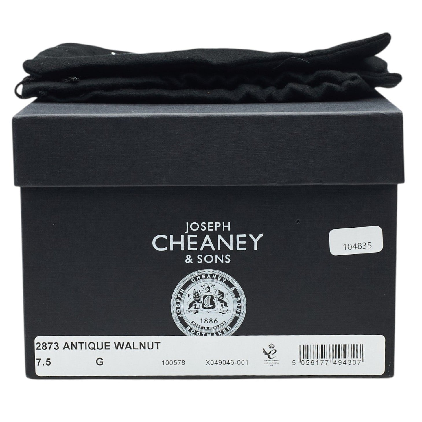 Cheaney 2873 richelieu cuir marron foncé 7,5 G