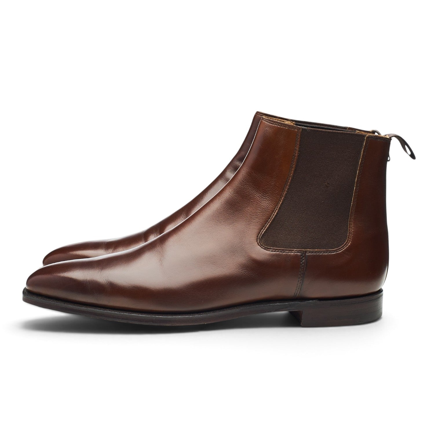 Crockett & Jones Lingfield bottines chelsea cuir marron 7.5