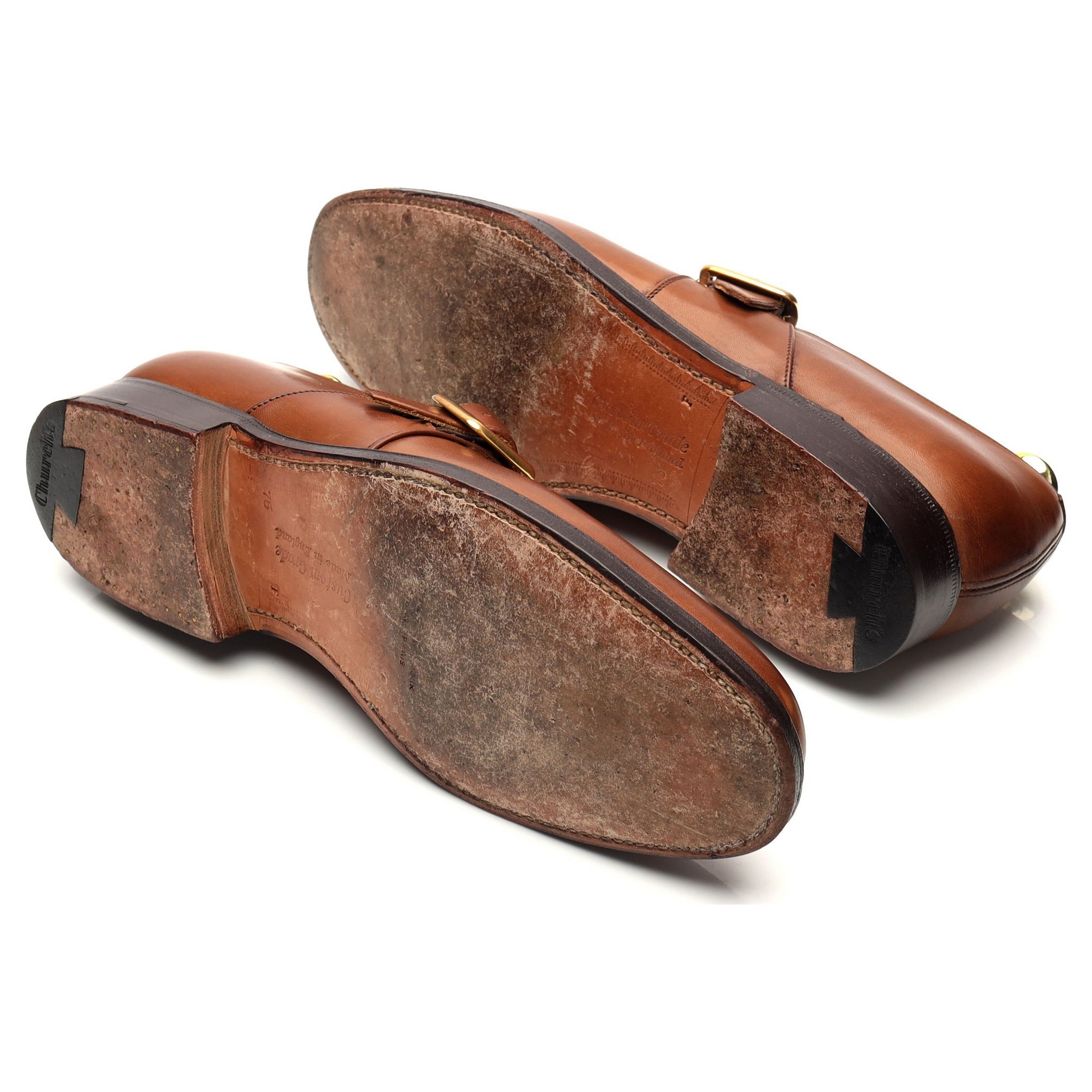 Church's Westbury monk cuir marron boucle UK 7.5