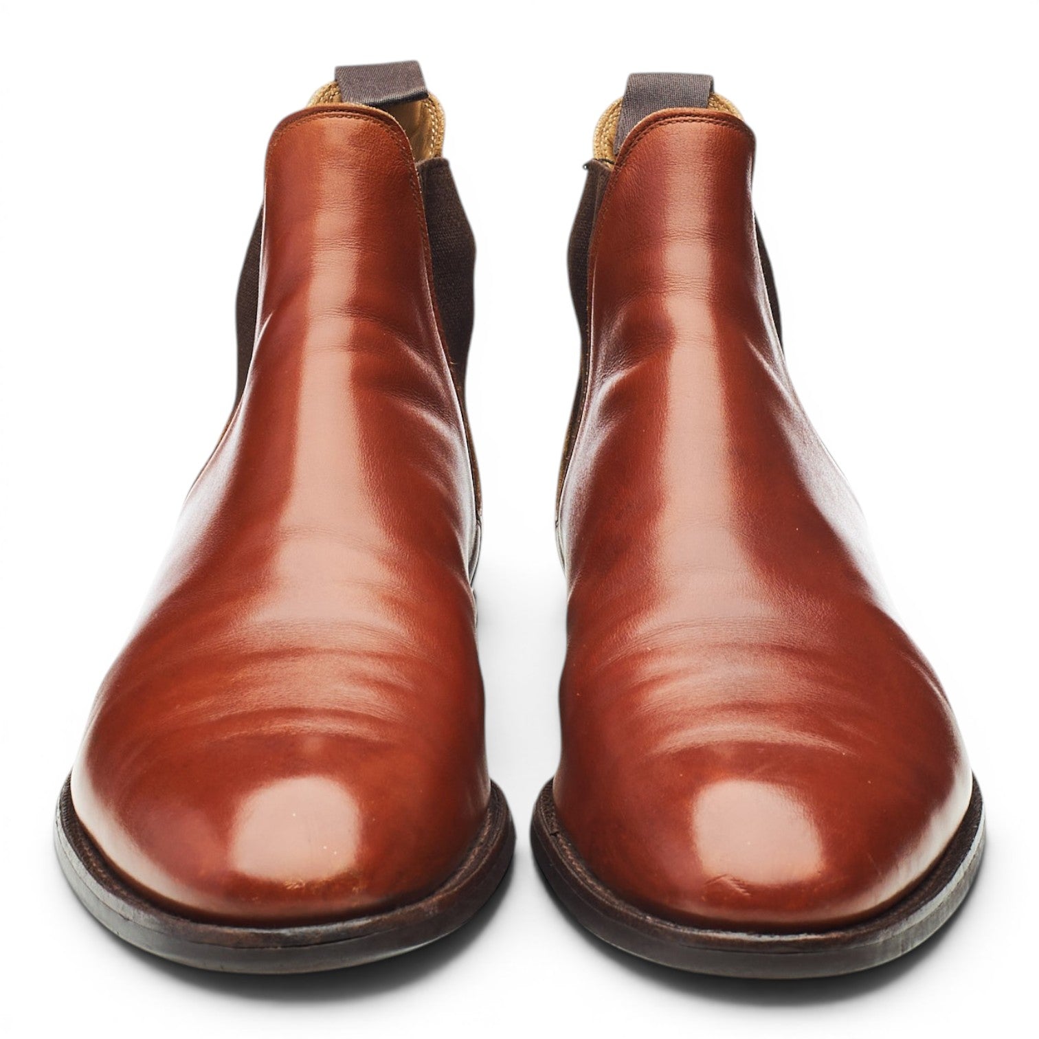 Crockett & Jones Chelsea 8 boots cuir marron UK 9